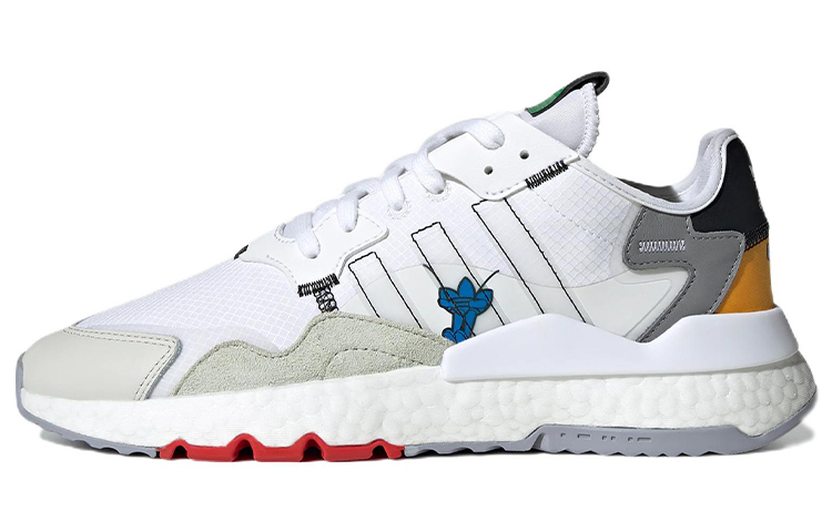 adidas Originals Nite Jogger ‚White Beige Grey Yellow‘