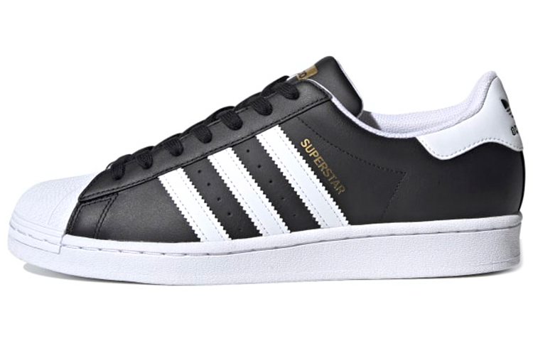 adidas Originals Superstar Shoes ‚Black White Gold‘