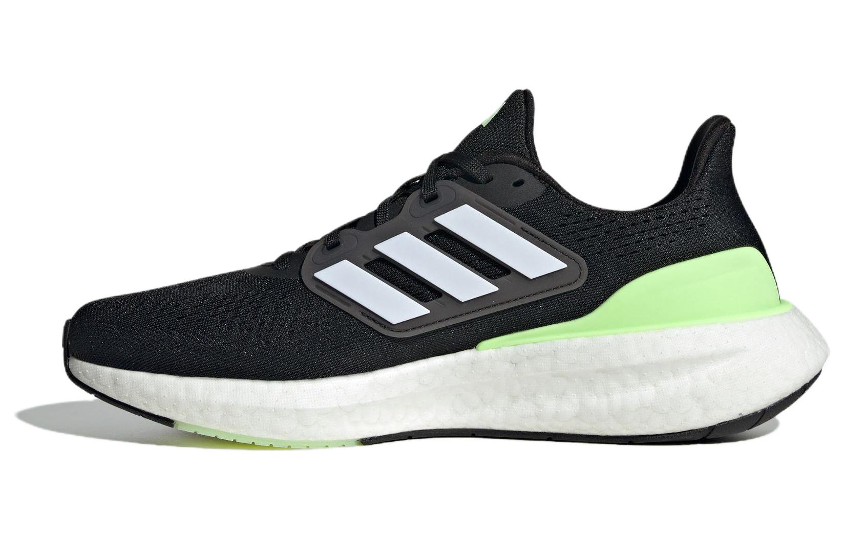 adidas PureBoost 23 Wide ‚Black Green Spark‘
