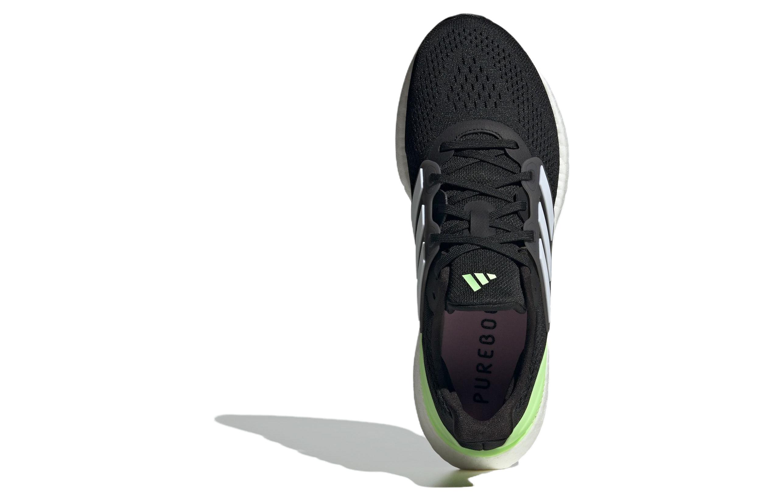 adidas PureBoost 23 Wide ‚Black Green Spark‘