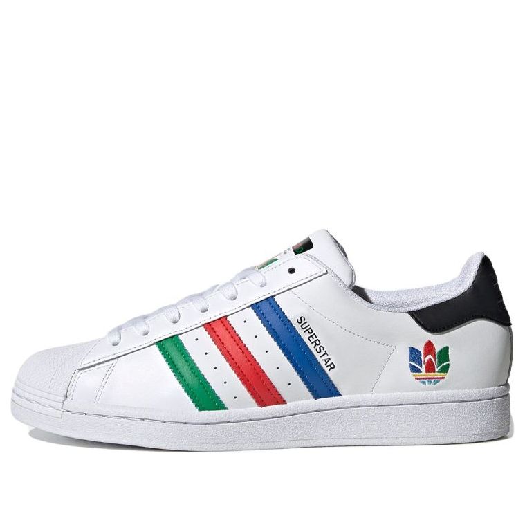 adidas Superstar ‚Colorful Trefoil - Cloud White‘