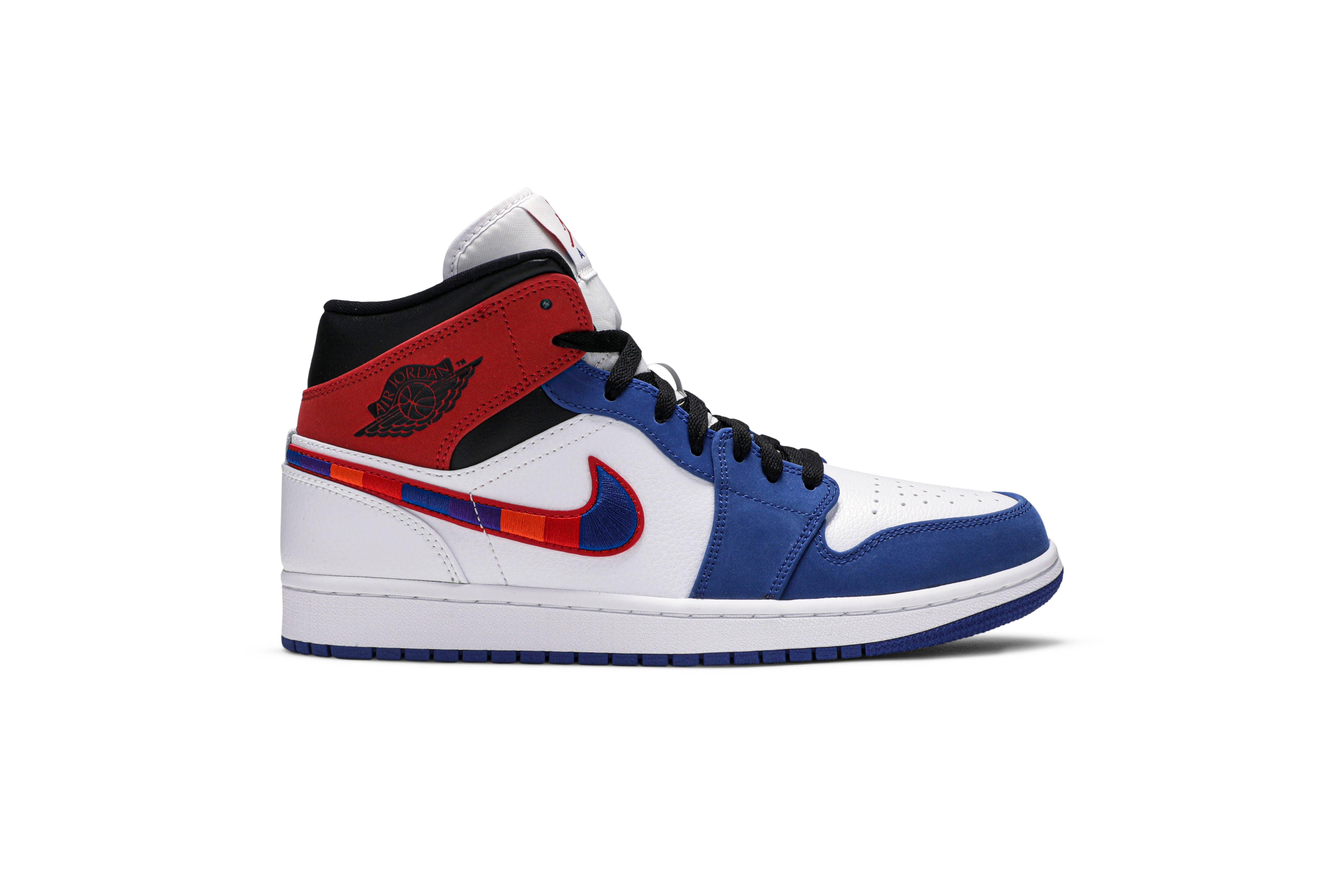Air Jordan 1 Mid ‚Multicolored Swoosh‘