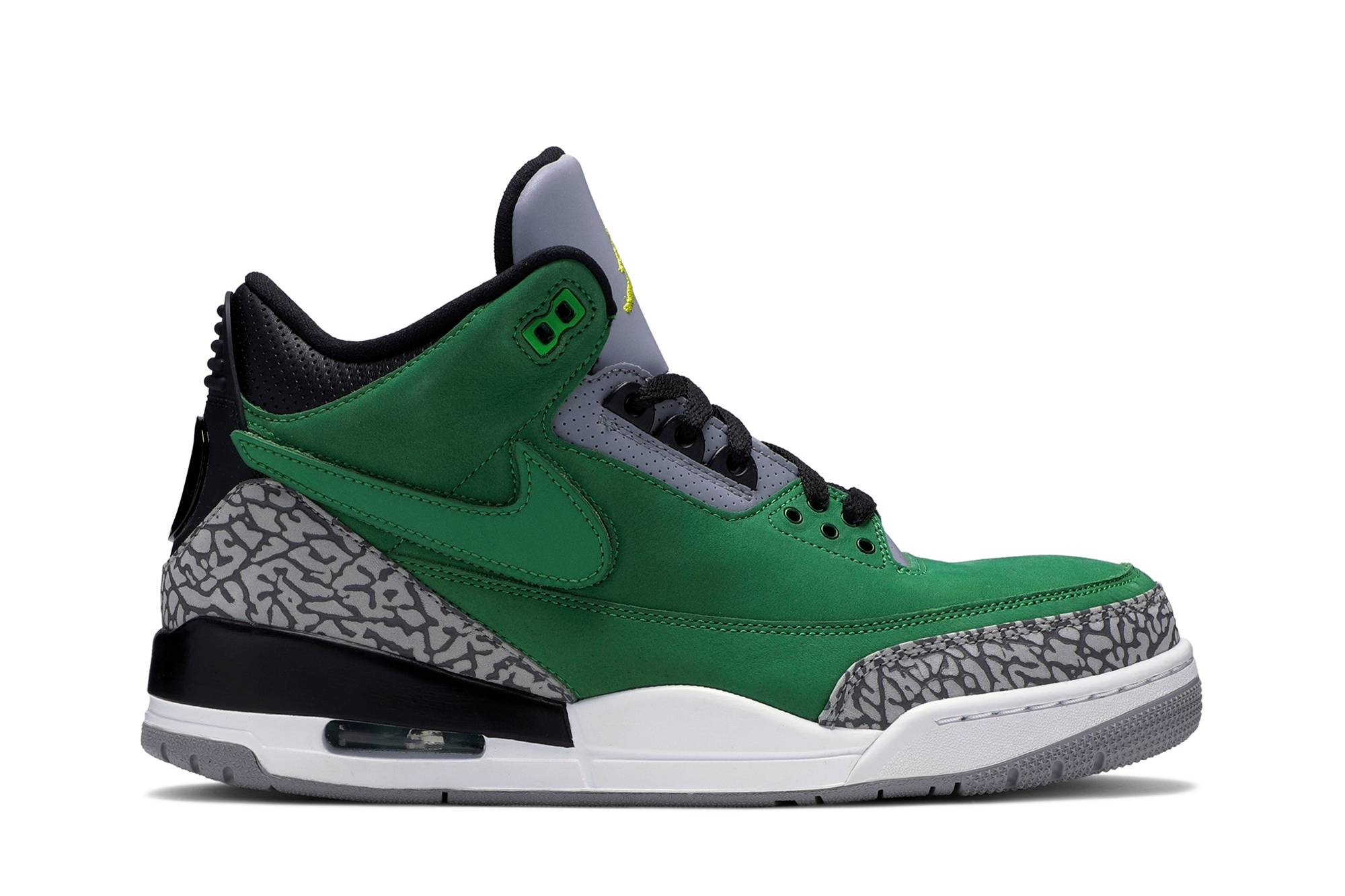 Air Jordan 3 Retro PE ‚Tinker - Oregon Ducks‘