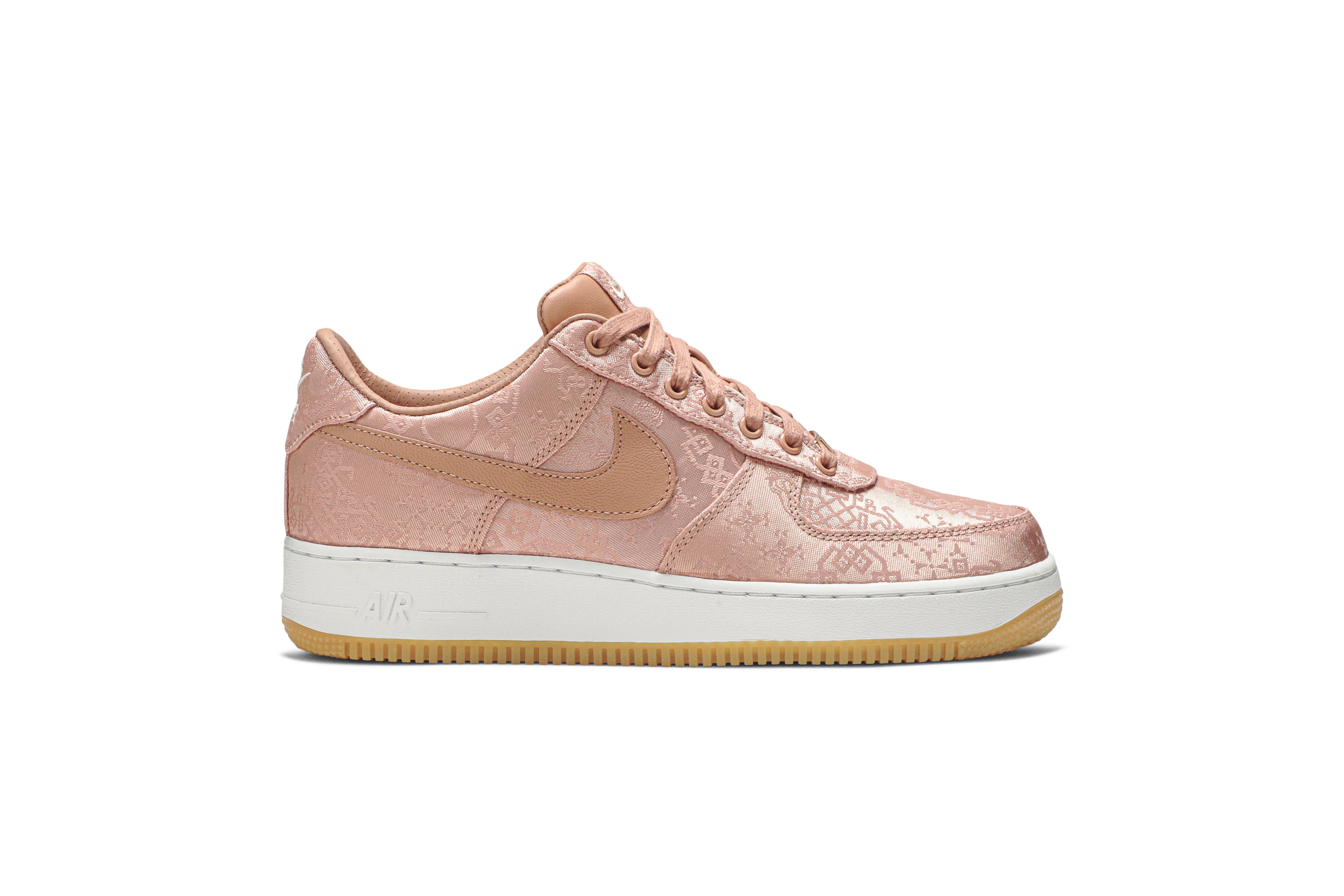 CLOT x Nike Air Force 1 Low Premium ‚Rose Gold Silk‘