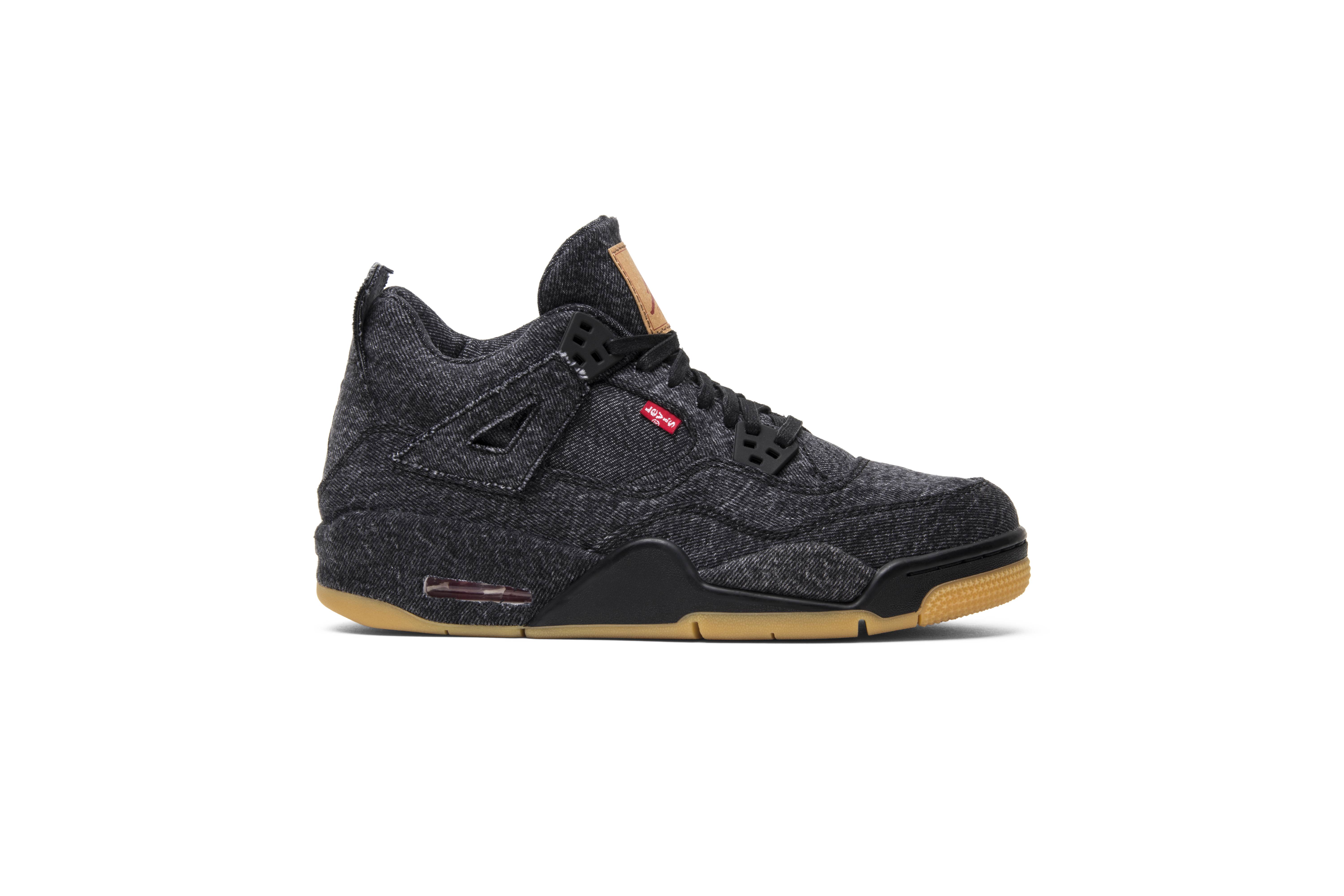 (Grade School) Levi’s x Air Jordan 4 Retro ‚Black Denim‘ (Levi’s Tag)