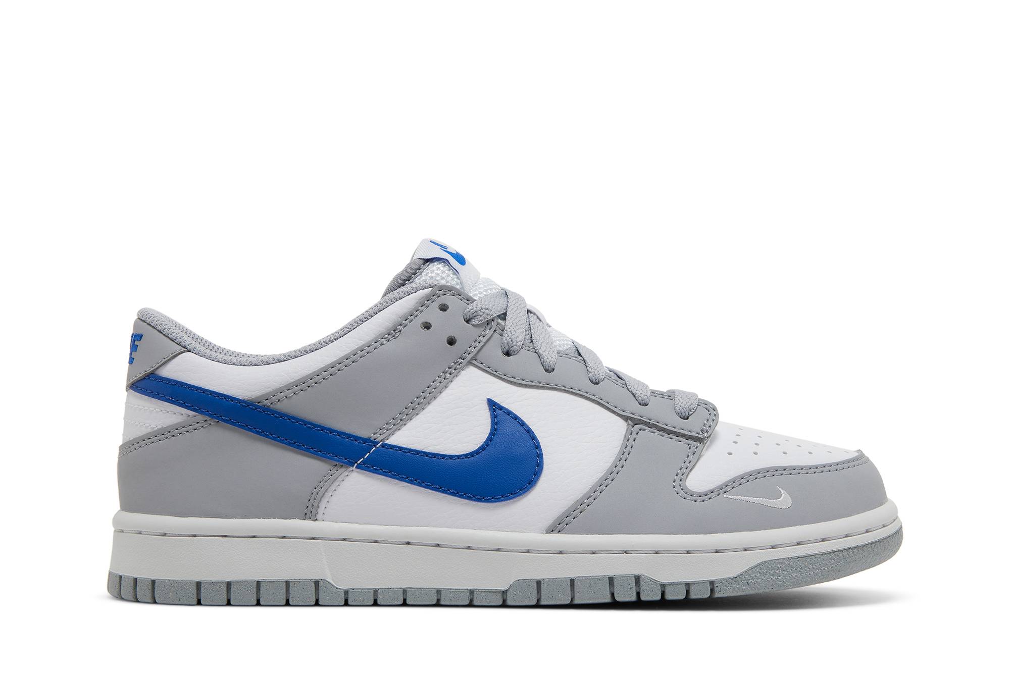(Grade School) Nike Dunk Low ‚Wolf Grey Royal‘