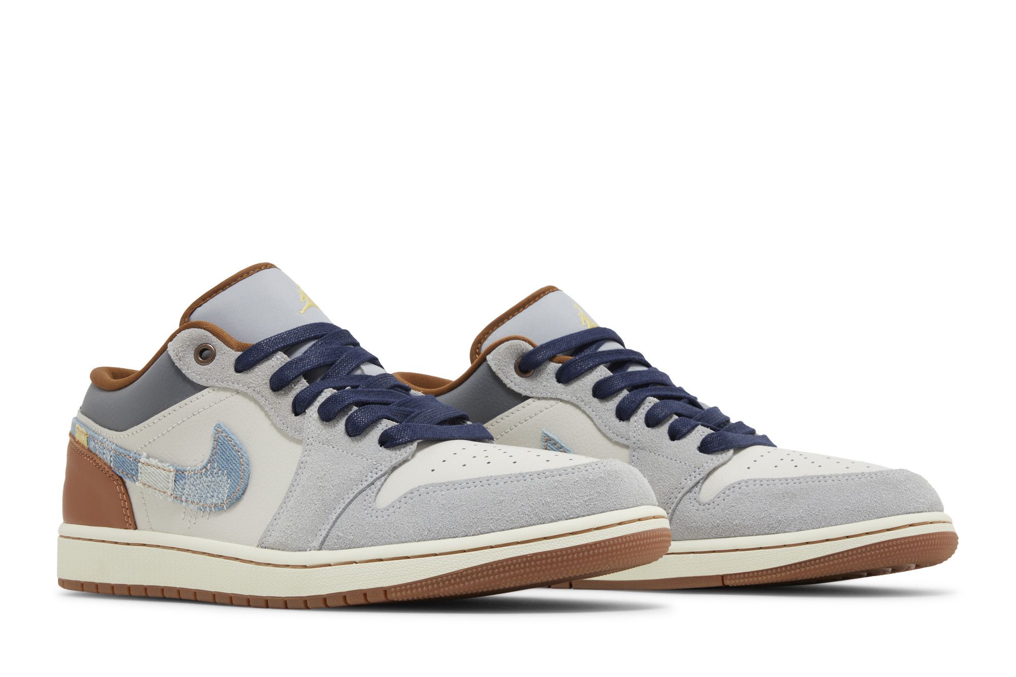 Jordan 1 Low SE ‚Repaired Denim Swoosh‘