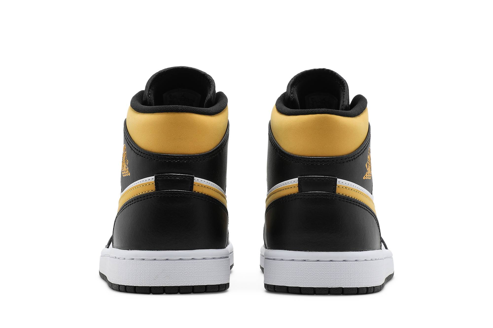 Jordan 1 Mid ‚Black University Gold‘