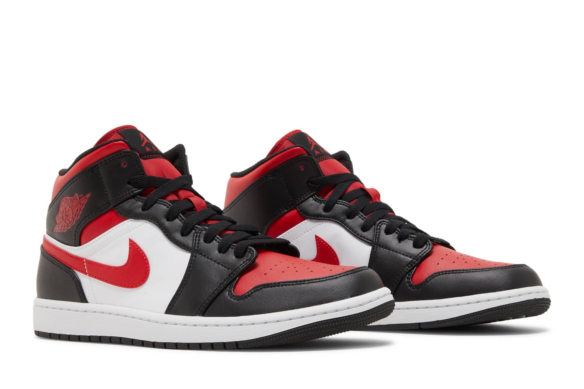 Jordan 1 Mid ‚Bred Toe‘
