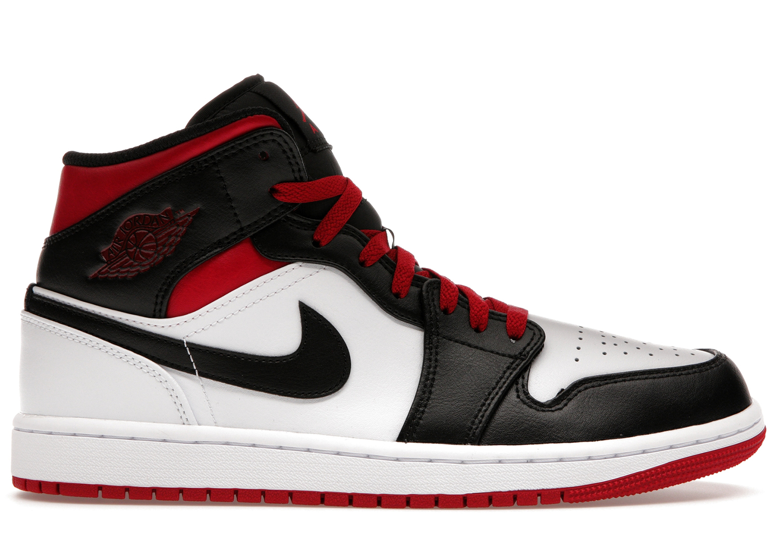 Jordan 1 Mid ‚Gym Red Black Toe‘