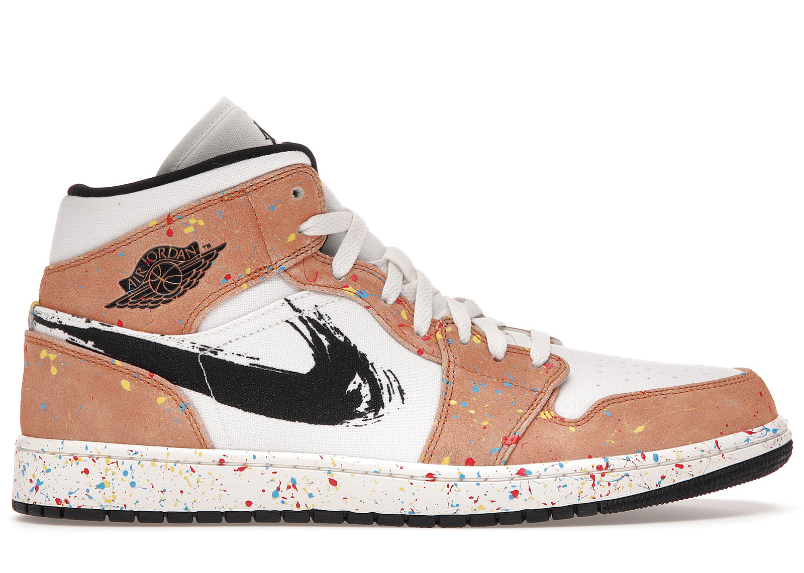 Jordan 1 Mid SE ‚Brushstroke Paint Splatter‘