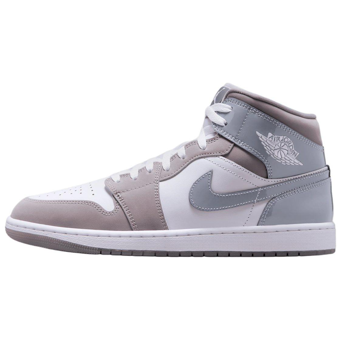 Jordan 1 Mid SE ‚Patent Cool Grey‘