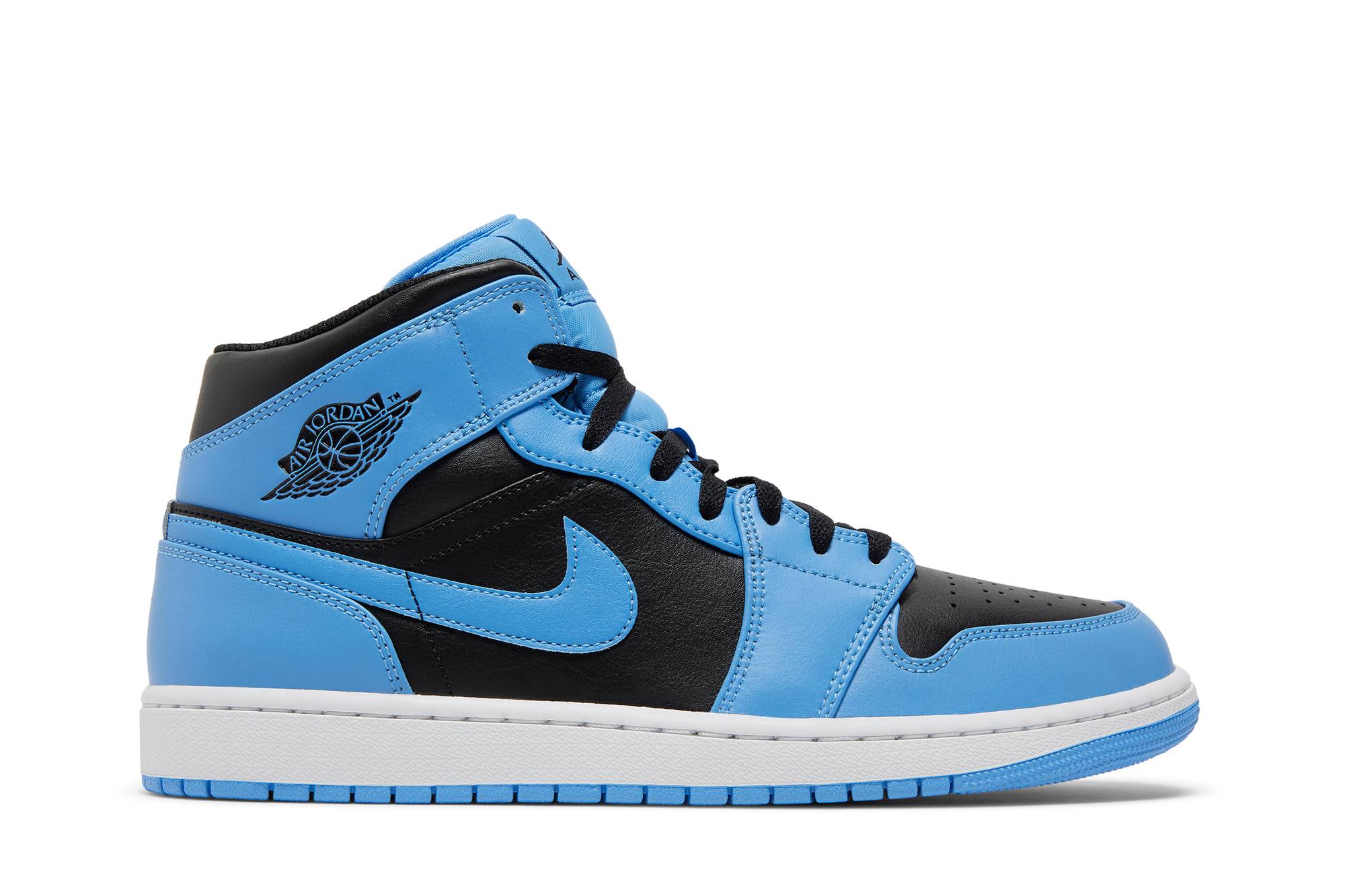 Jordan 1 Mid ‚University Blue Black‘
