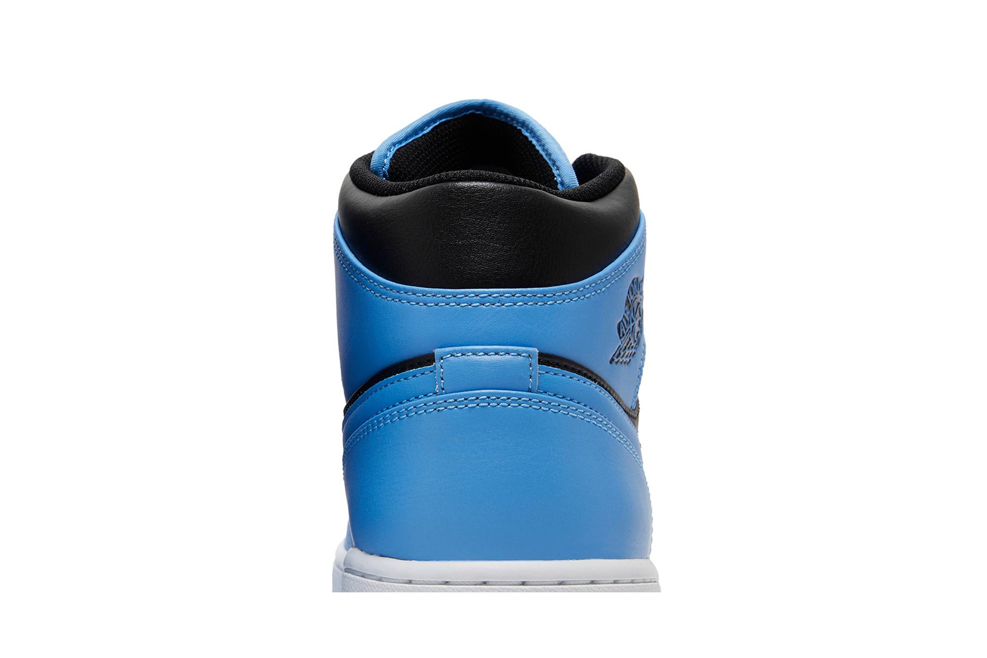 Jordan 1 Mid ‚University Blue Black‘