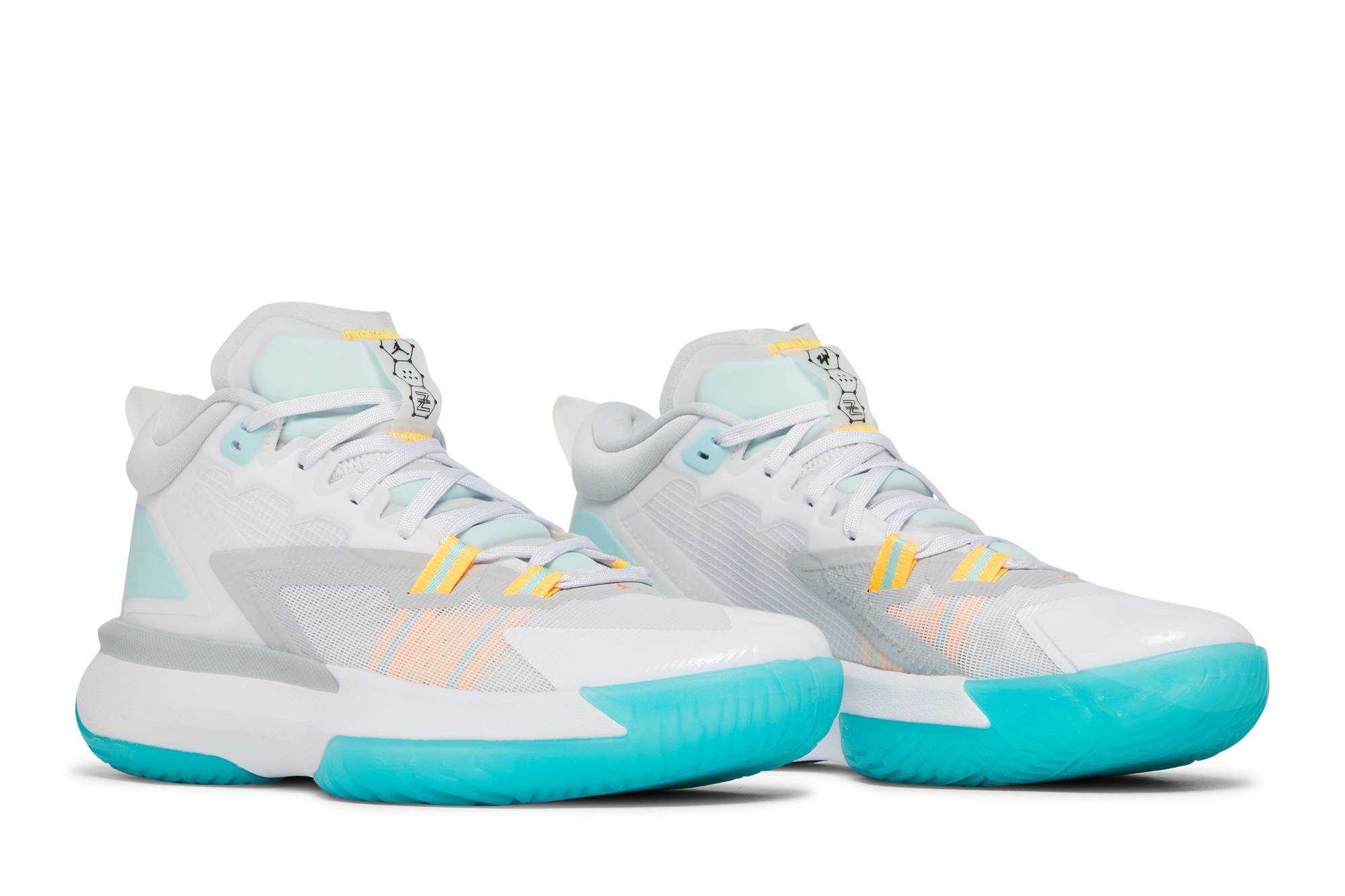 Jordan Zion 1 PF ‚White Dynamic Turquoise‘