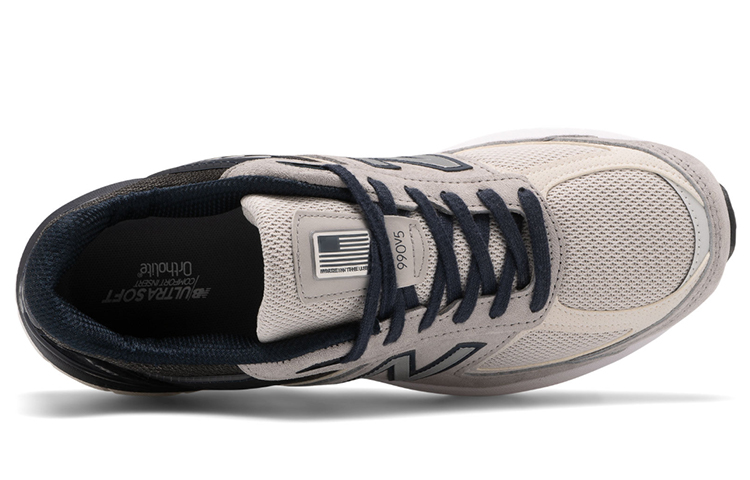 New Balance 990v5 Made in USA ‚Light Grey Navy‘