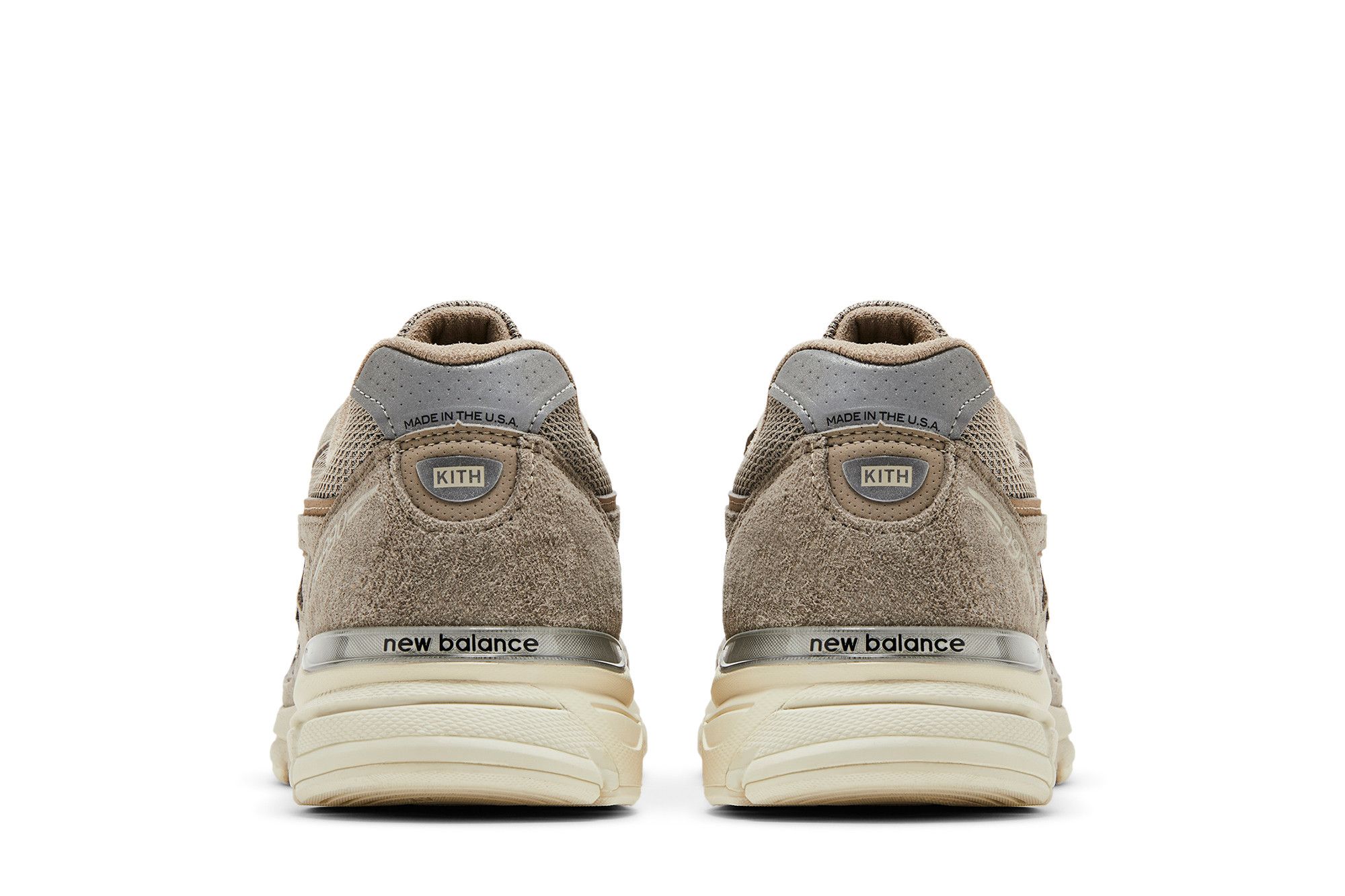 New Balance Kith x 990v4 Made in USA ‚Grey Cream‘