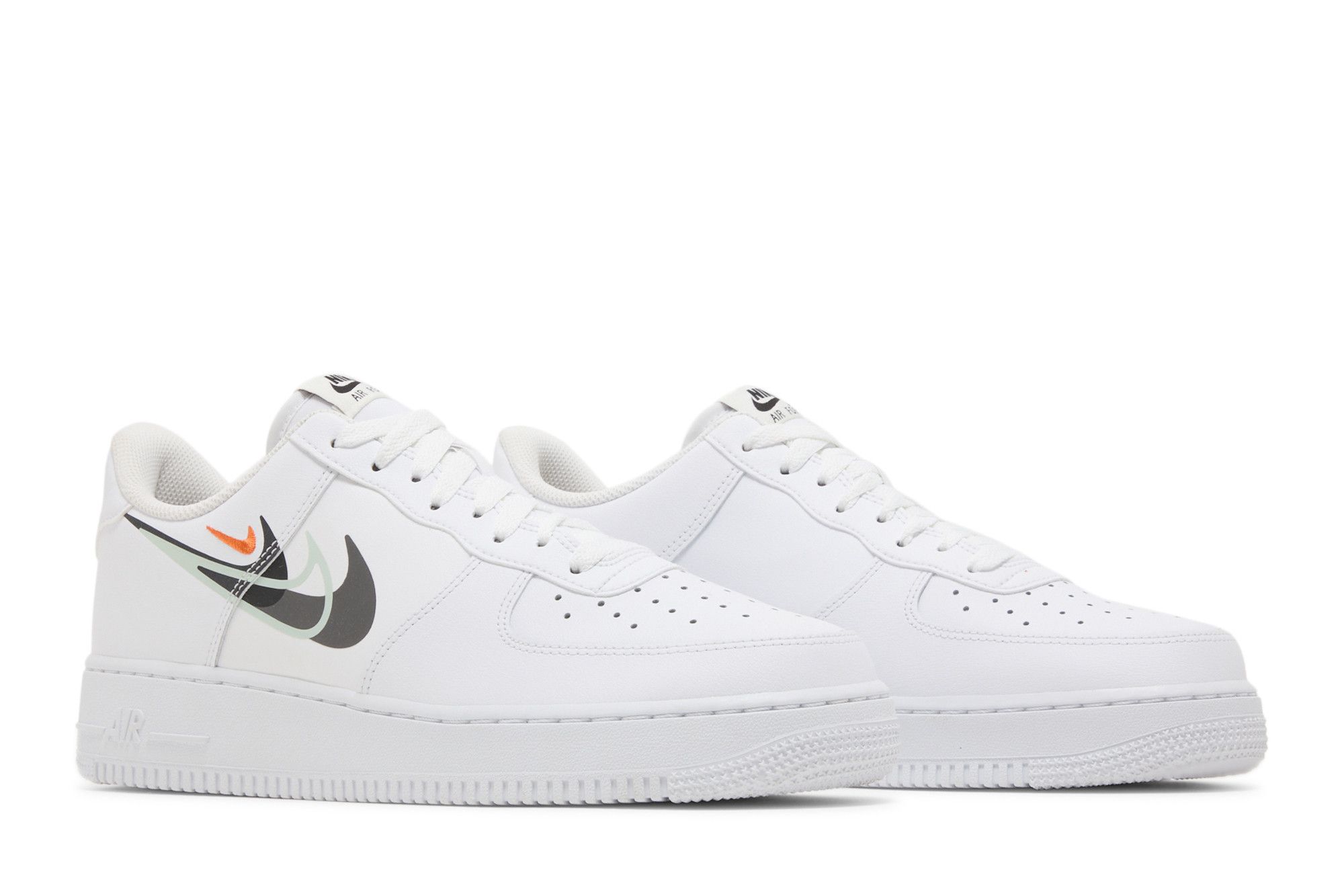 Nike Air Force 1 ’07 ‚Multi Swoosh - White Black‘