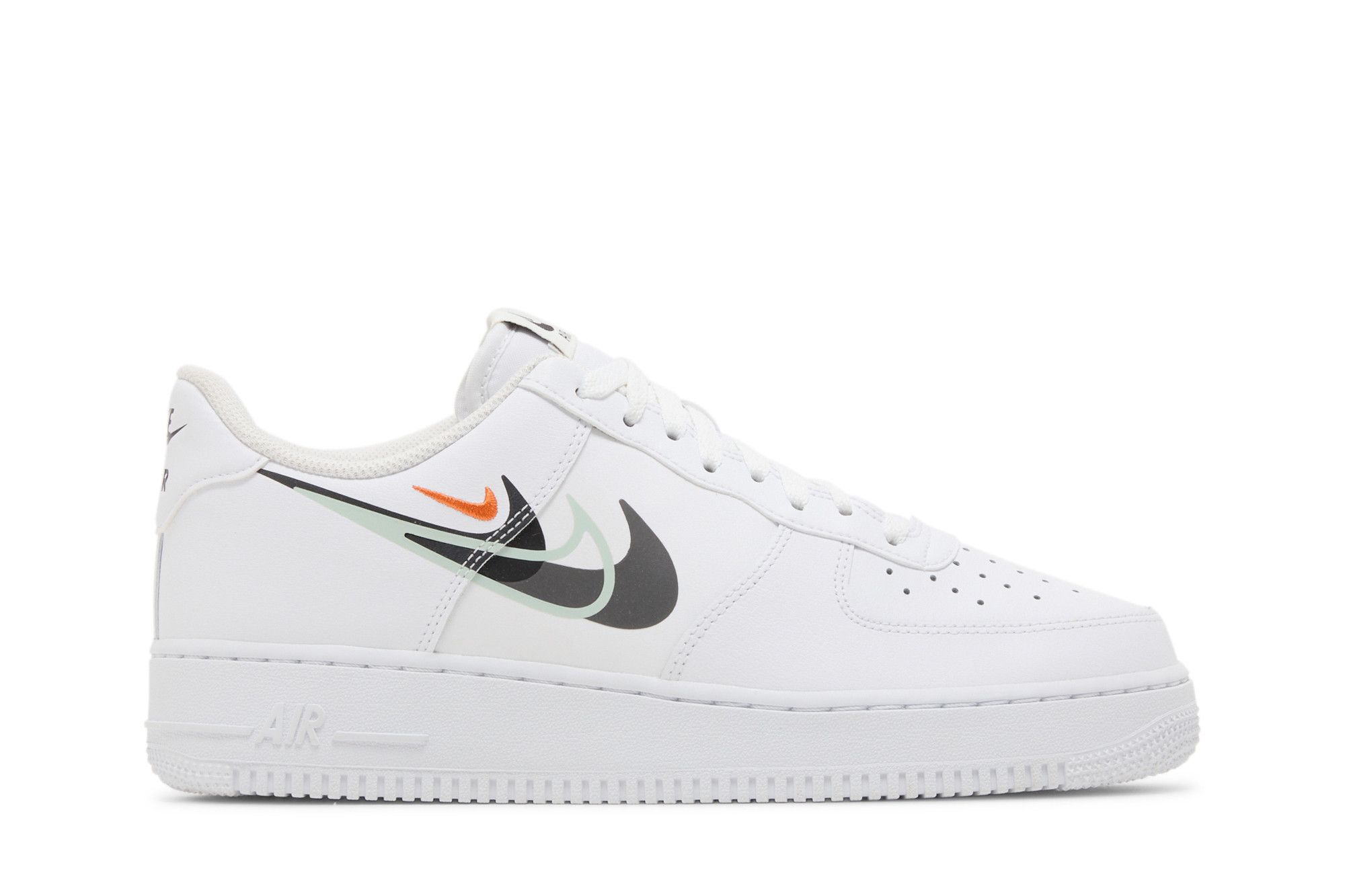 Nike Air Force 1 ’07 ‚Multi Swoosh - White Black‘