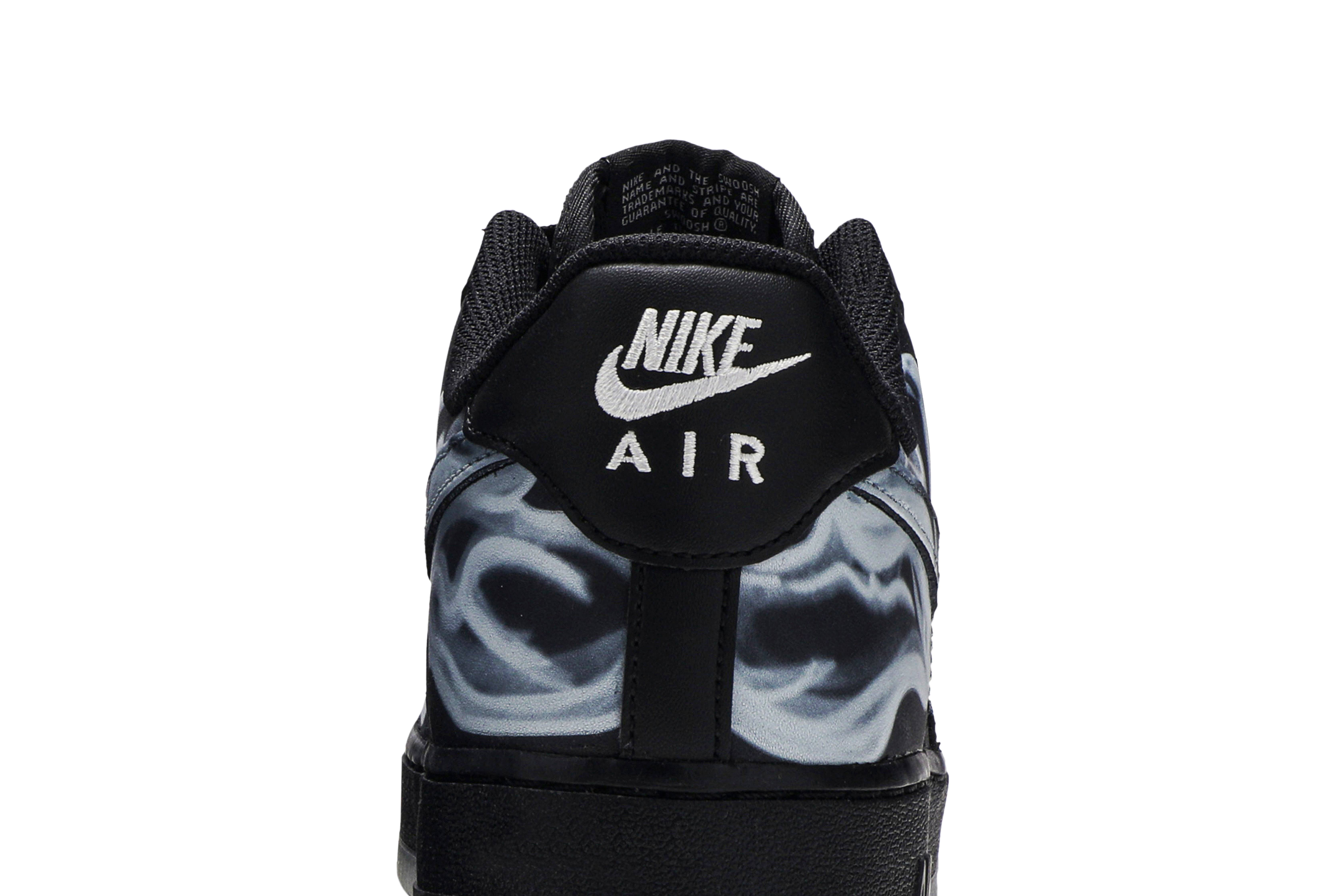 Nike Air Force 1 ’07 QS ‚Black Skeleton‘