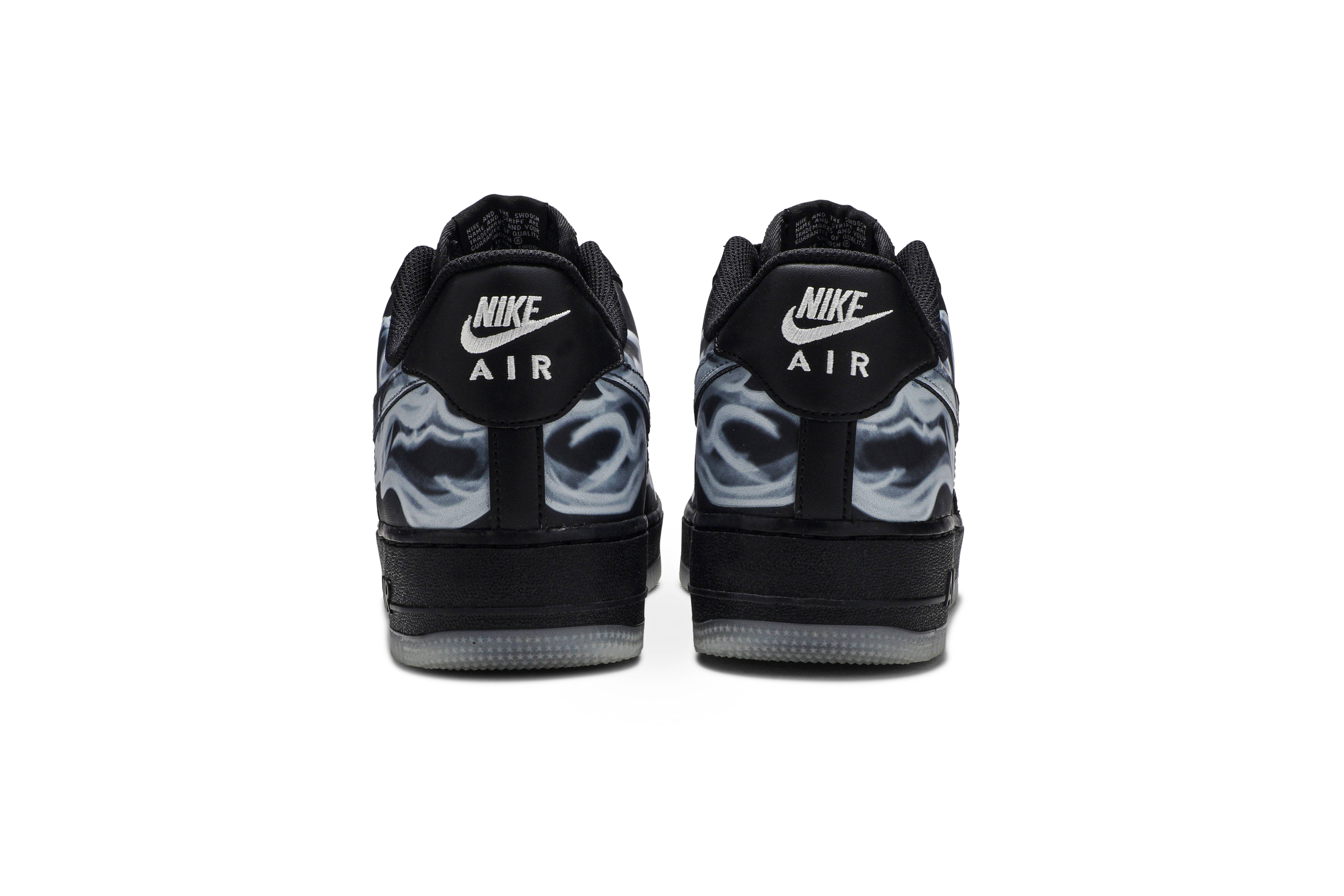 Nike Air Force 1 ’07 QS ‚Black Skeleton‘
