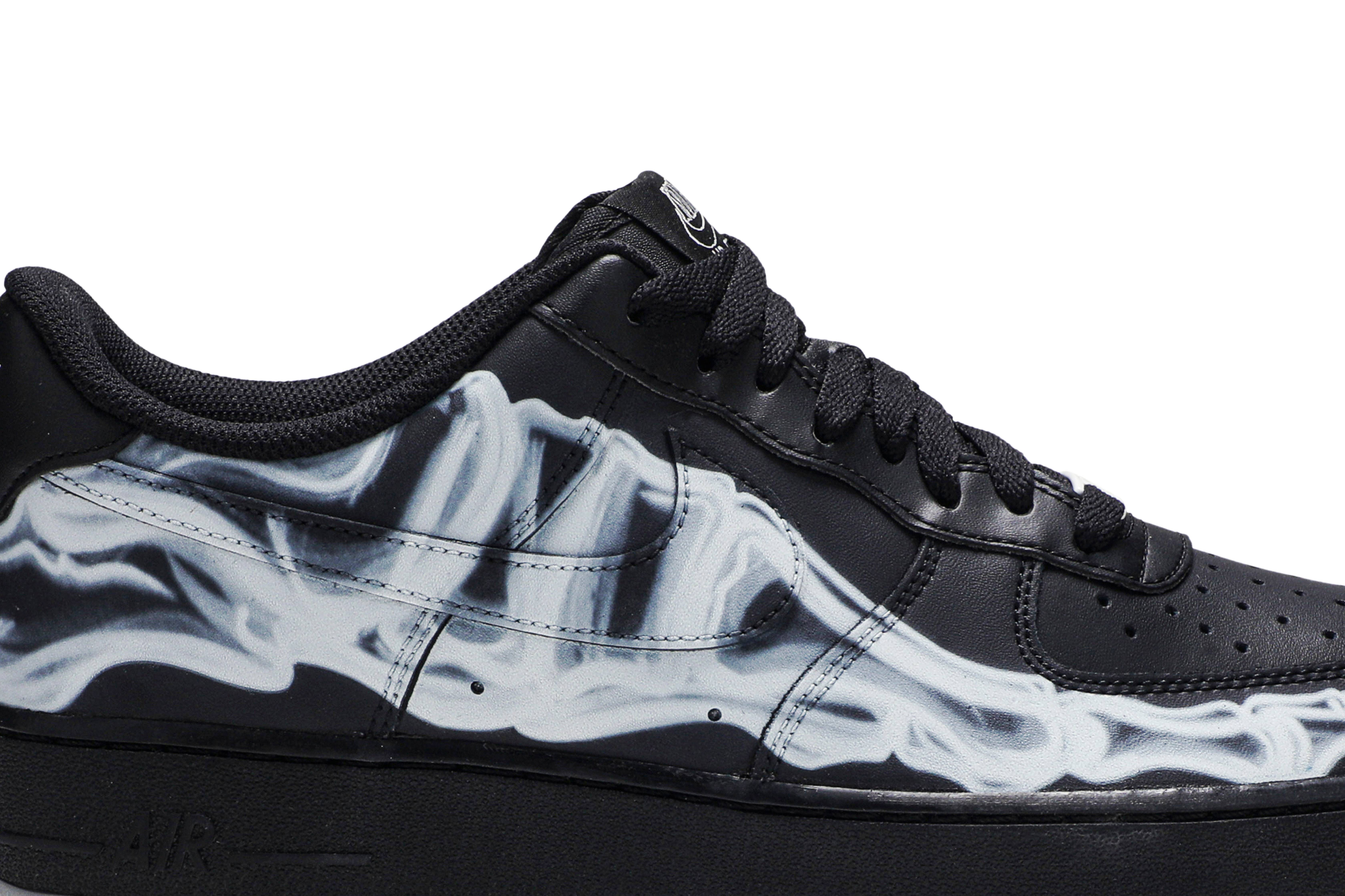 Nike Air Force 1 ’07 QS ‚Black Skeleton‘