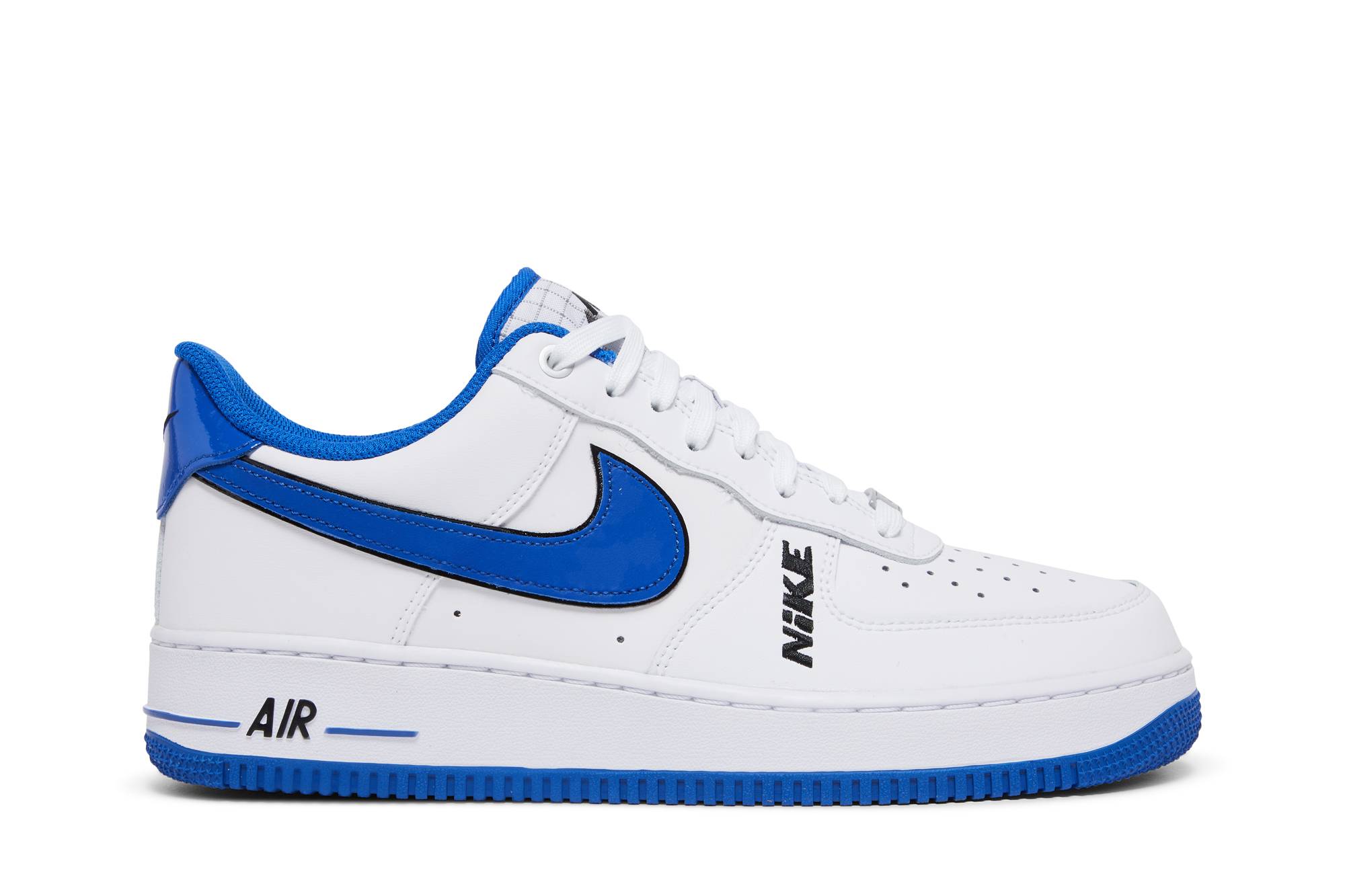 Nike Air Force 1 Low ’07 LV8 ‚Motocross White Royal Blue Black‘