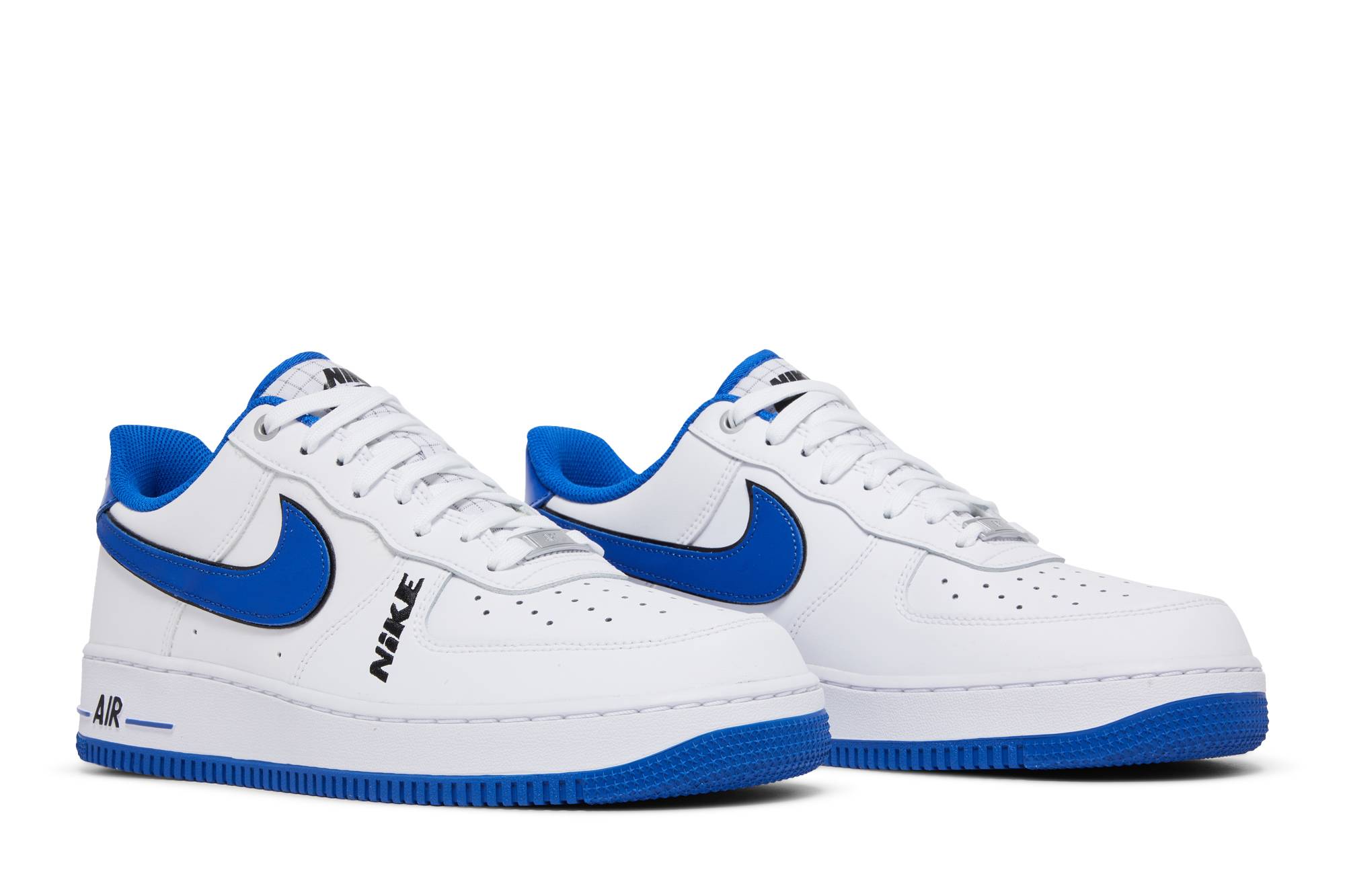 Nike Air Force 1 Low ’07 LV8 ‚Motocross White Royal Blue Black‘
