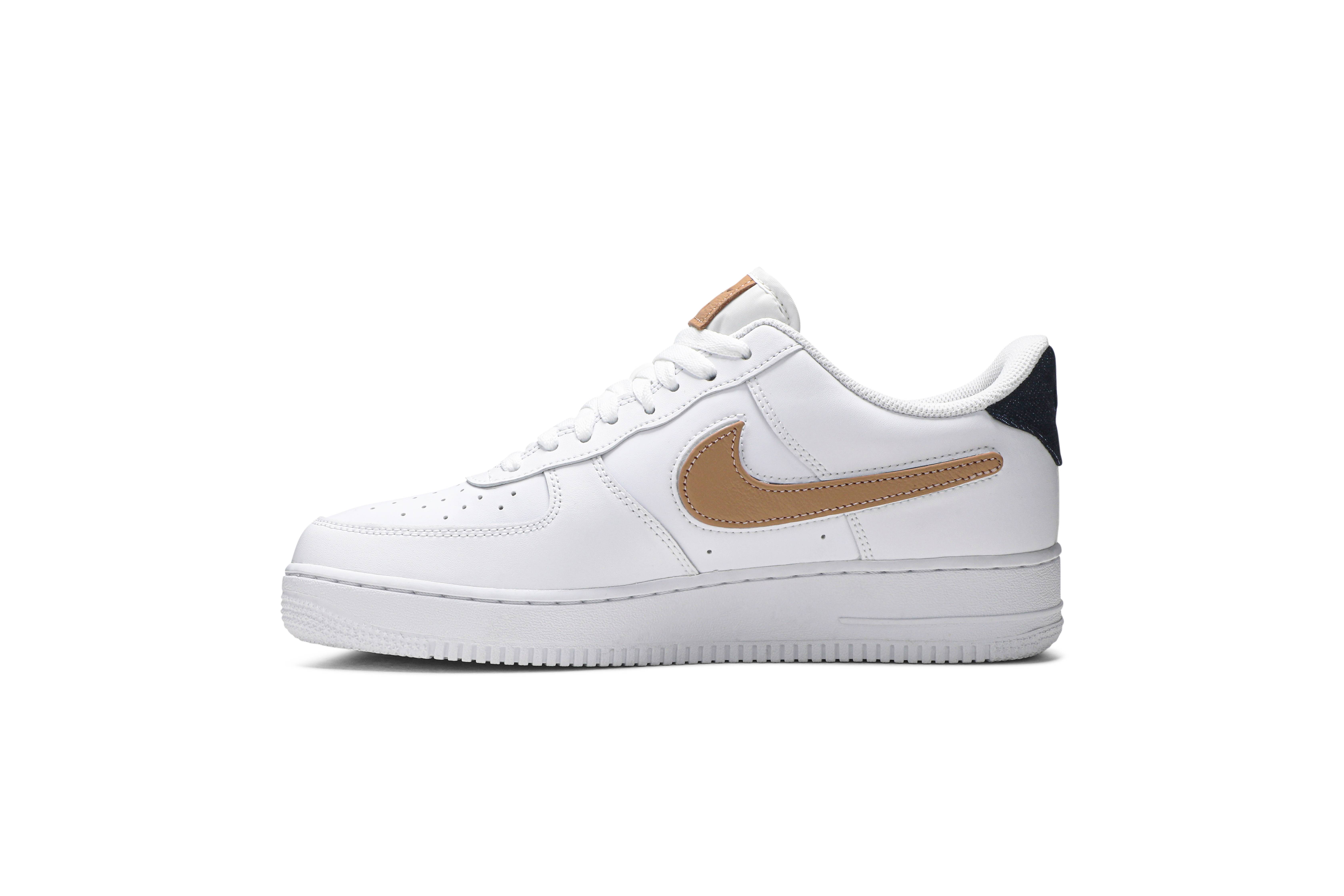 Nike Air Force 1 Low ’07 LV8 ‚Removable Swoosh - White Vachetta Tan‘