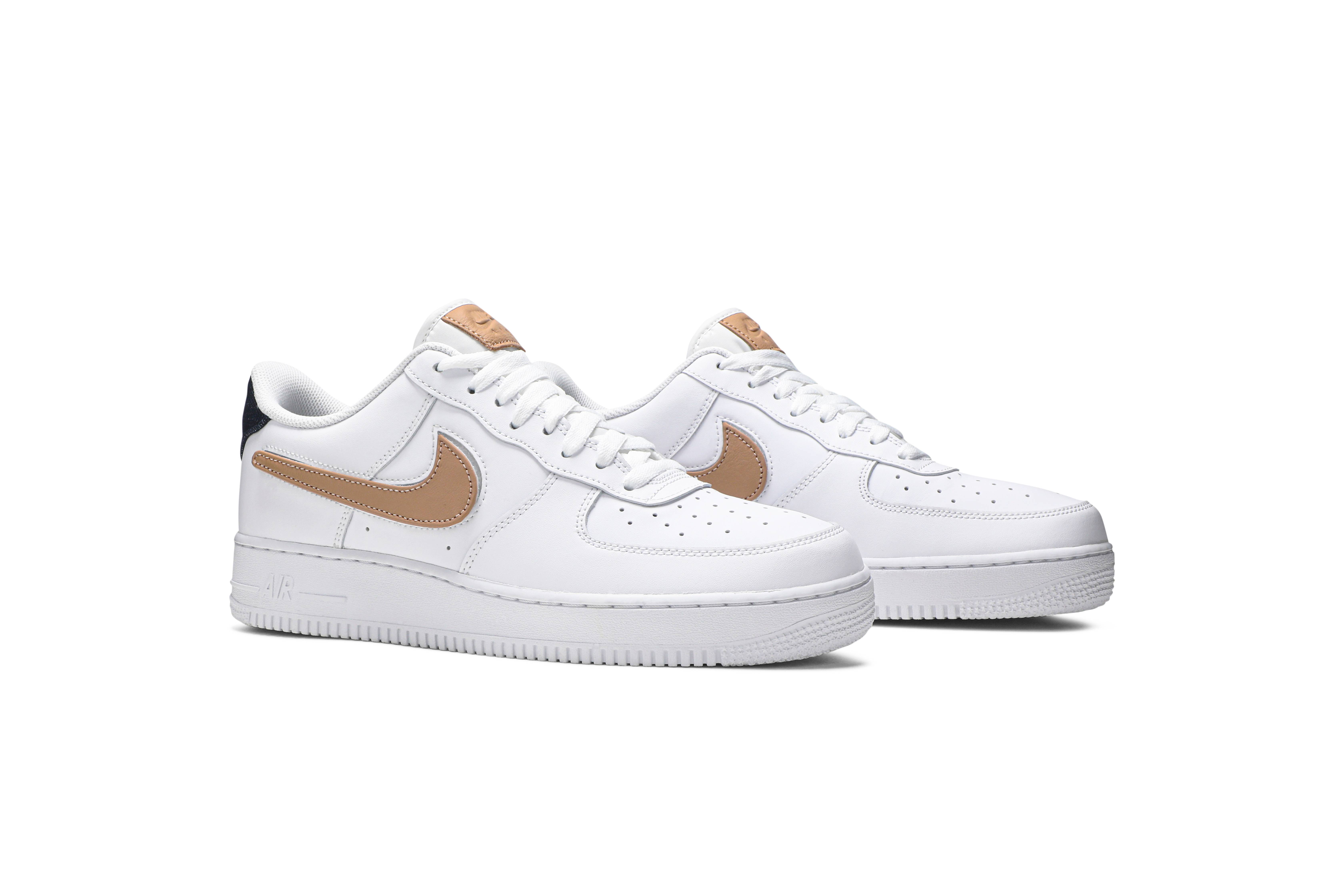 Nike Air Force 1 Low ’07 LV8 ‚Removable Swoosh - White Vachetta Tan‘