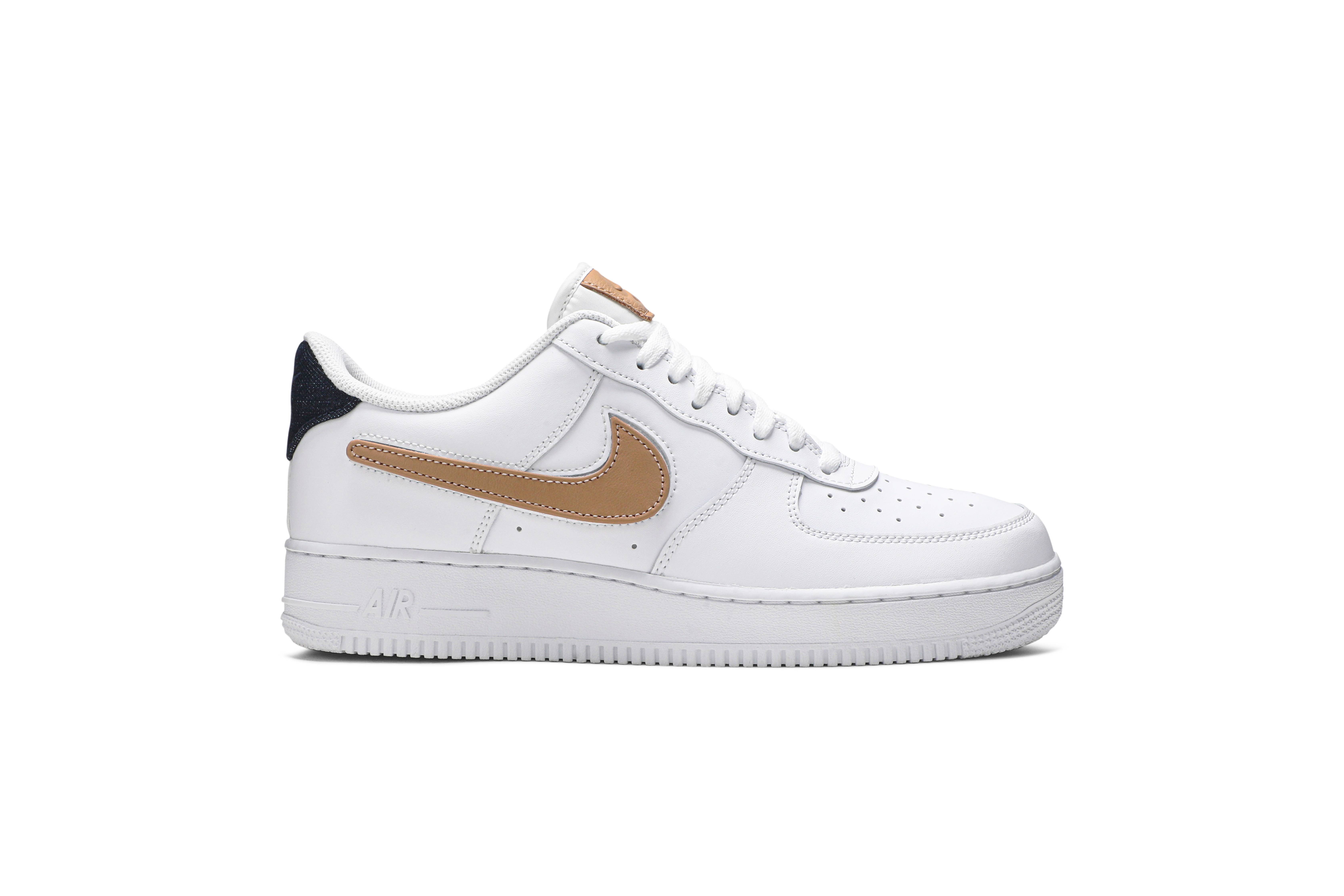 Nike Air Force 1 Low ’07 LV8 ‚Removable Swoosh - White Vachetta Tan‘