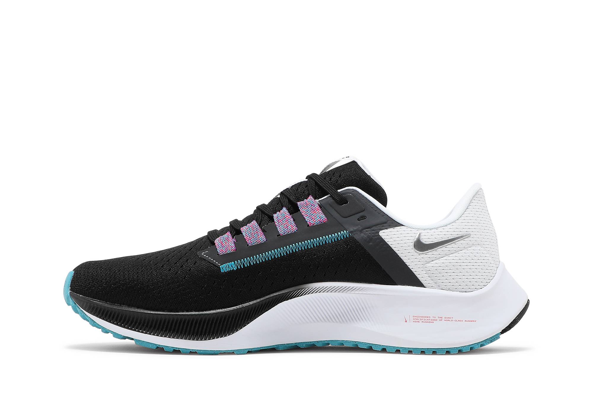 Nike Air Zoom Pegasus 38 ‚Black Metallic Silver‘