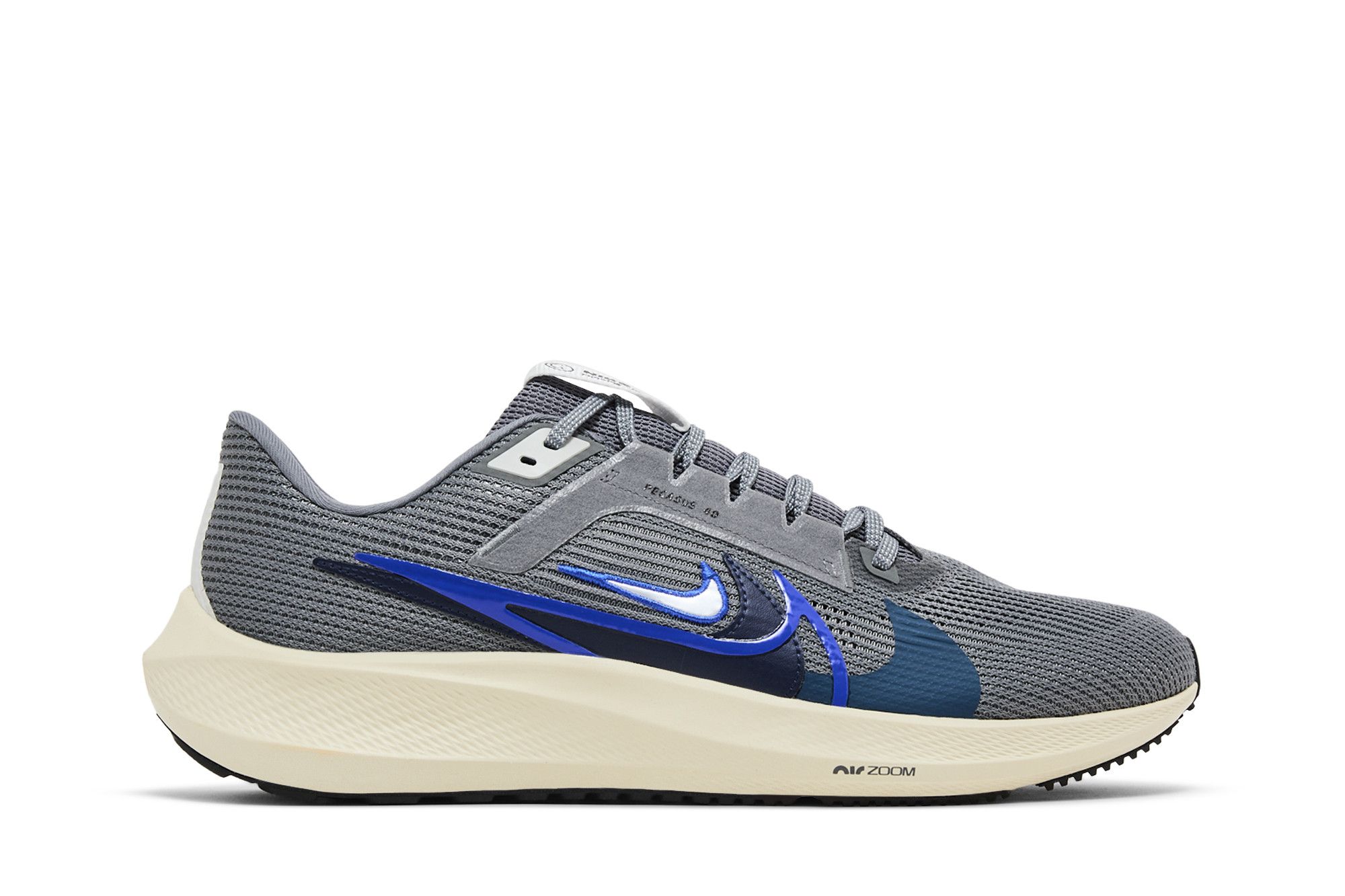 Nike Air Zoom Pegasus 40 Premium ‚Quadruple Swoosh - Smoke Grey Racer Blue‘