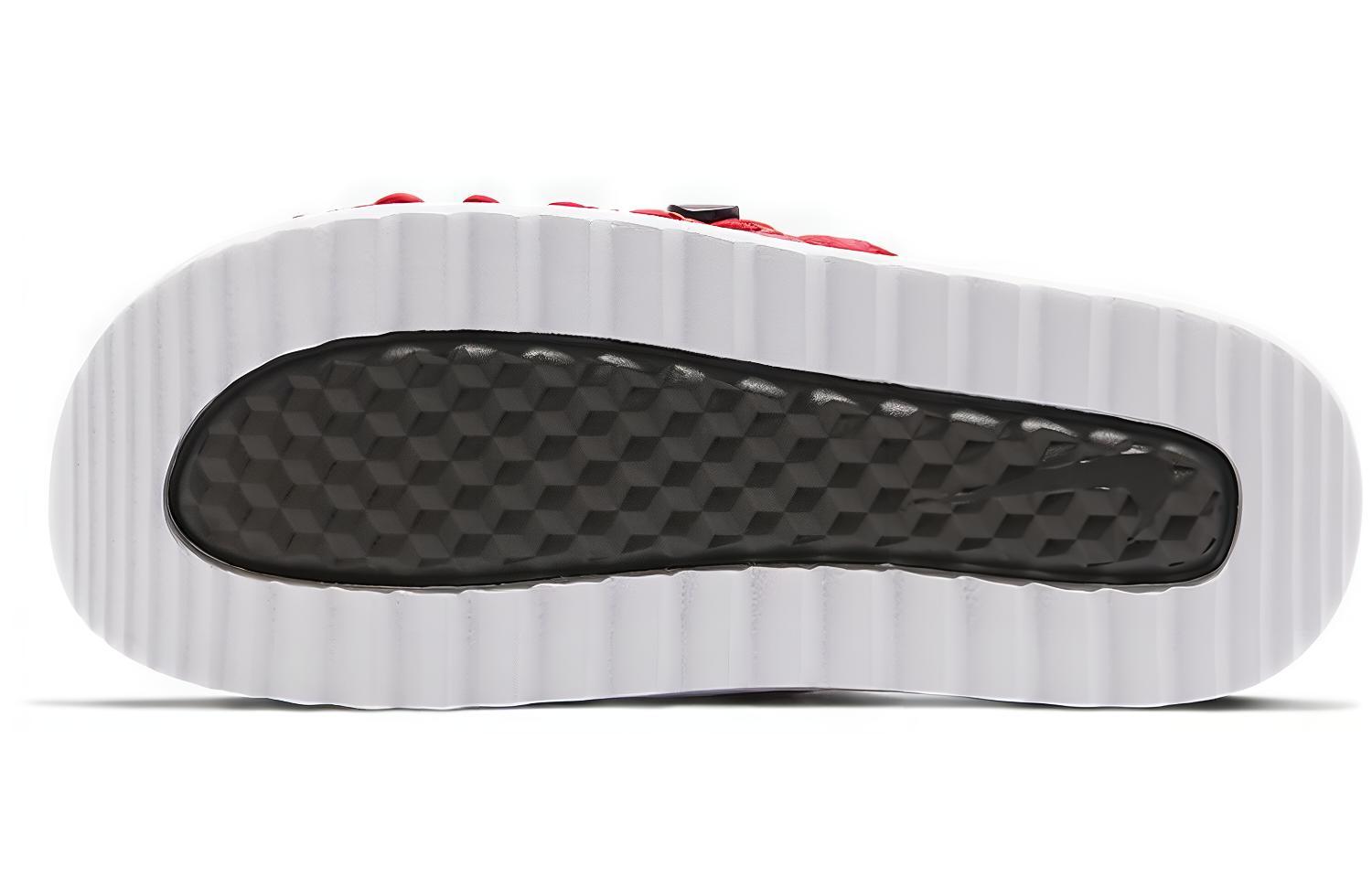 Nike Asuna Slide Minimalistic Shoe Black Red