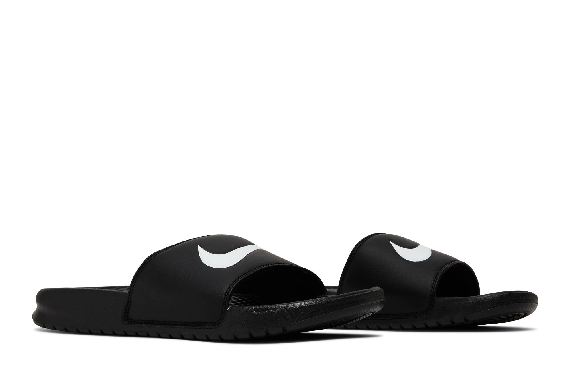 Nike Benassi Swoosh Slide ‚Black White‘