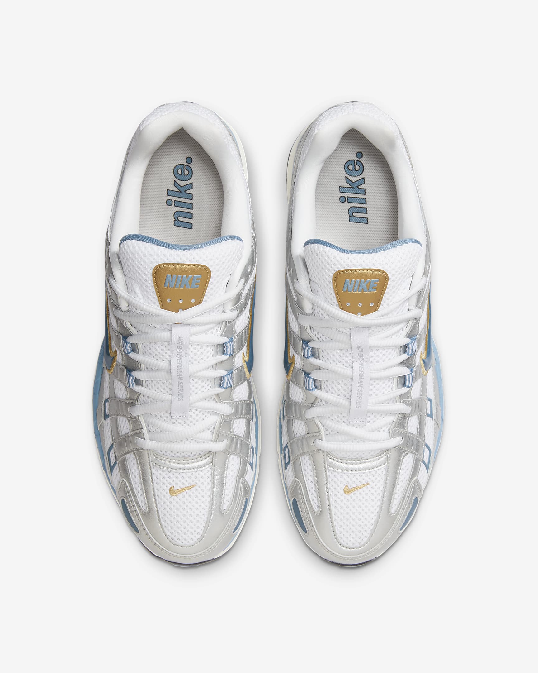 Nike P-6000 ‚White Metallic Silver‘