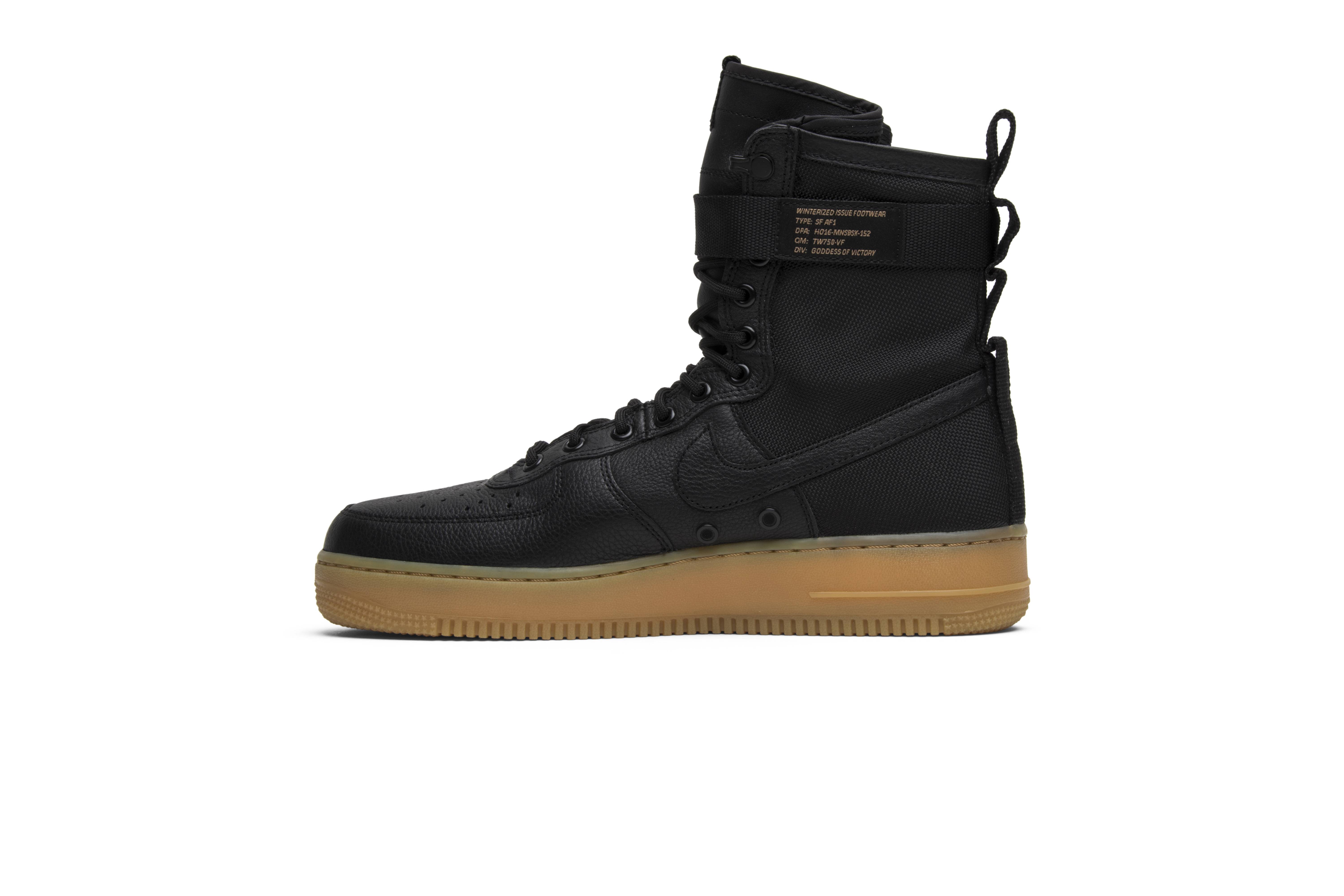 Nike SF Air Force 1 Black ‚Gum‘