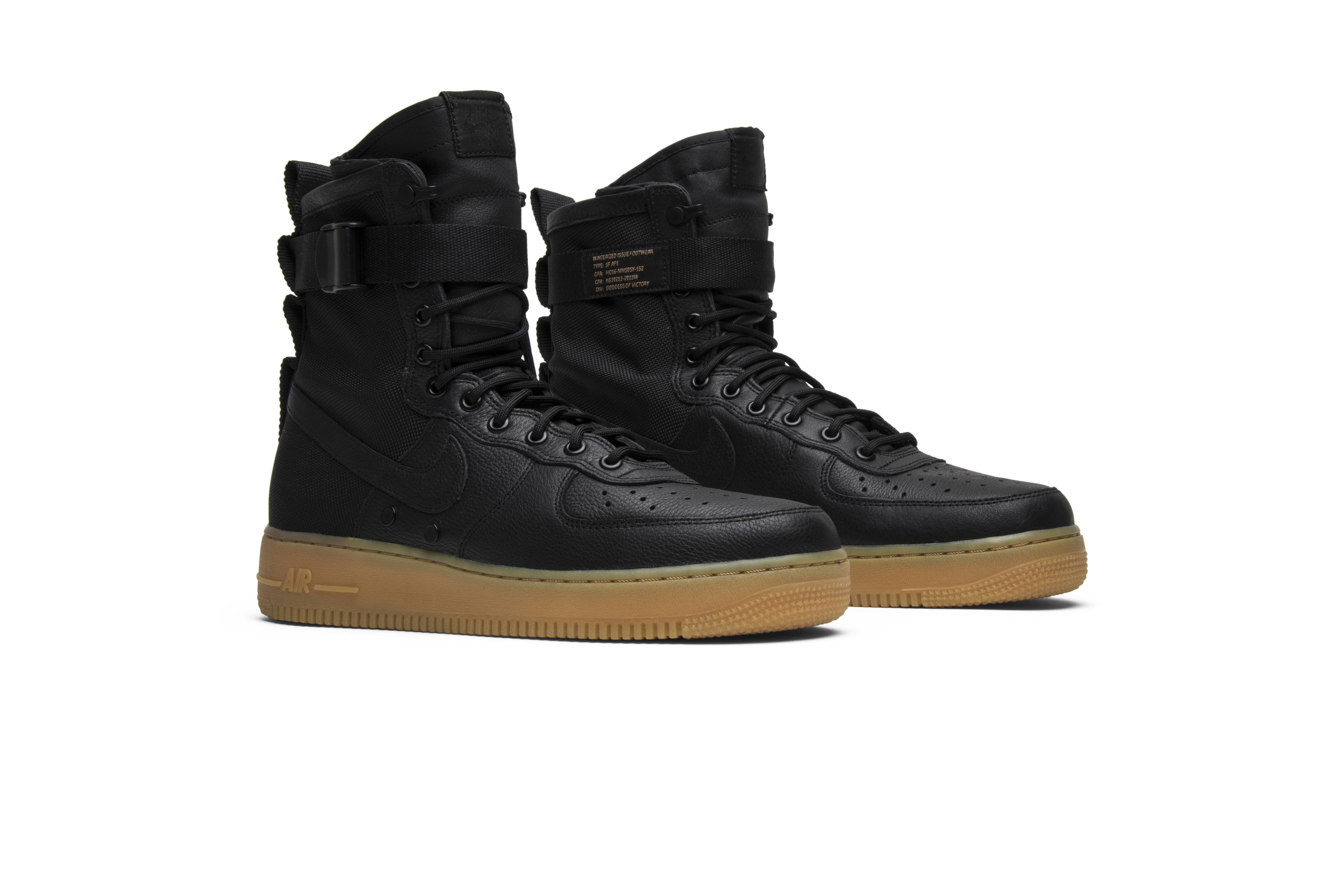 Nike SF Air Force 1 Black ‚Gum‘