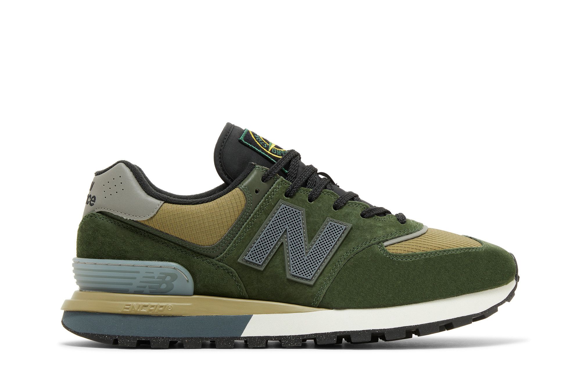 Stone Island x New Balance 574 Legacy ‚Dark Green‘
