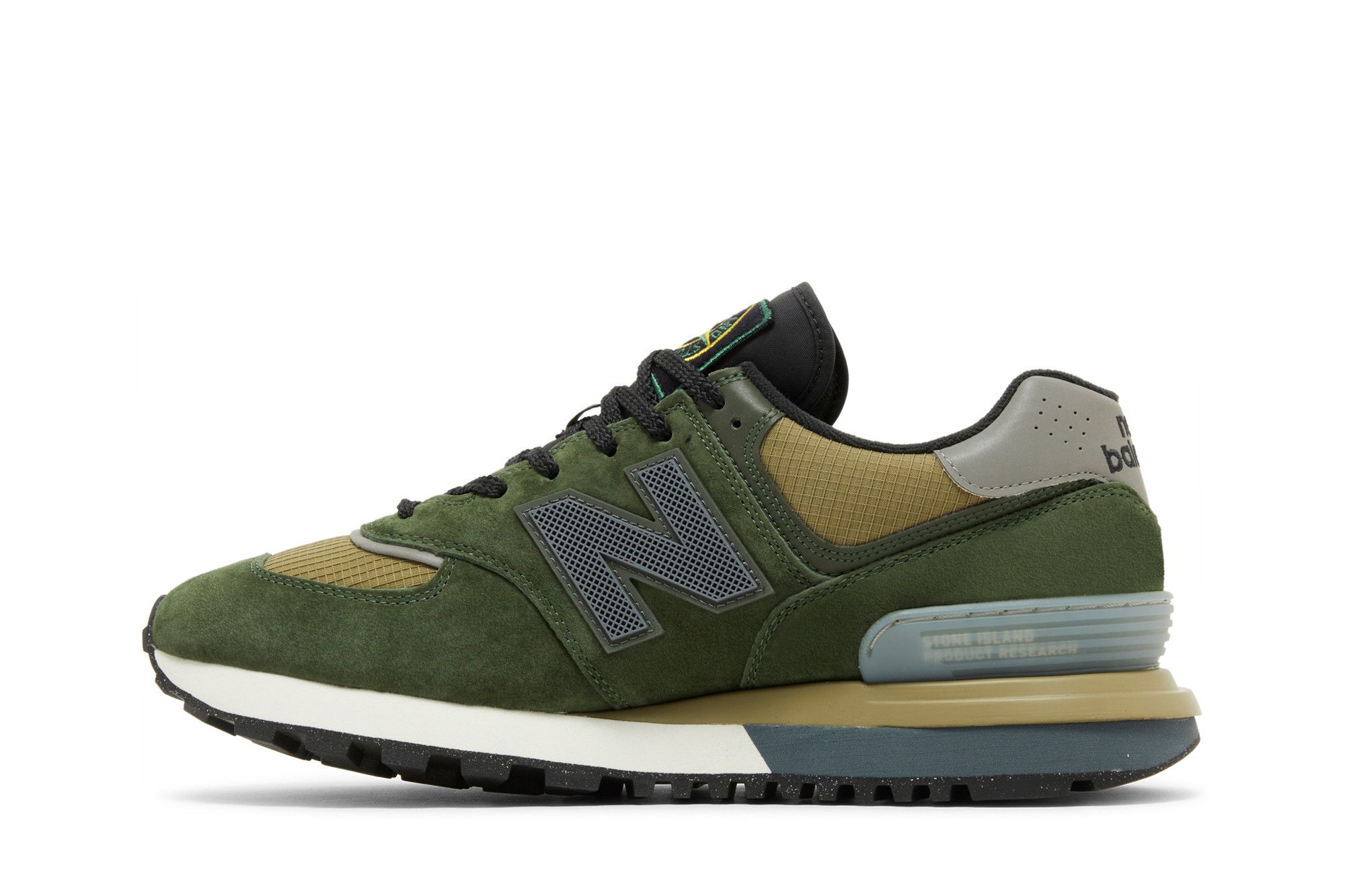 Stone Island x New Balance 574 Legacy ‚Dark Green‘