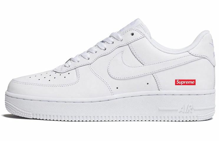 Supreme x Nike Air Force 1 Low ‚Box Logo - White‘