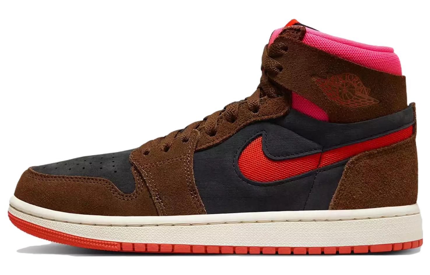 Wmns Jordan 1 High Zoom Comfort 2 ‚Cacao Wow Picante Red‘