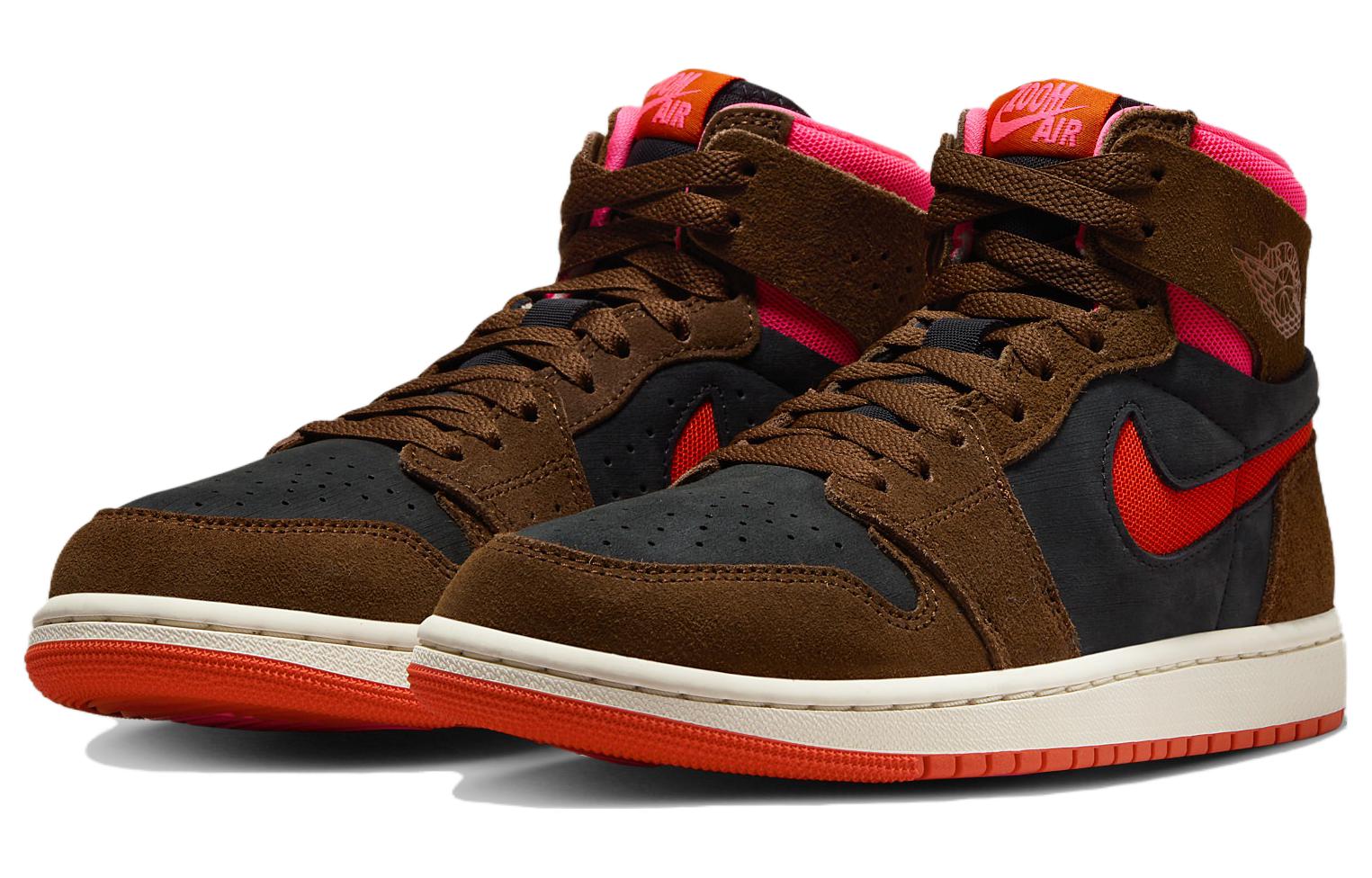 Wmns Jordan 1 High Zoom Comfort 2 ‚Cacao Wow Picante Red‘