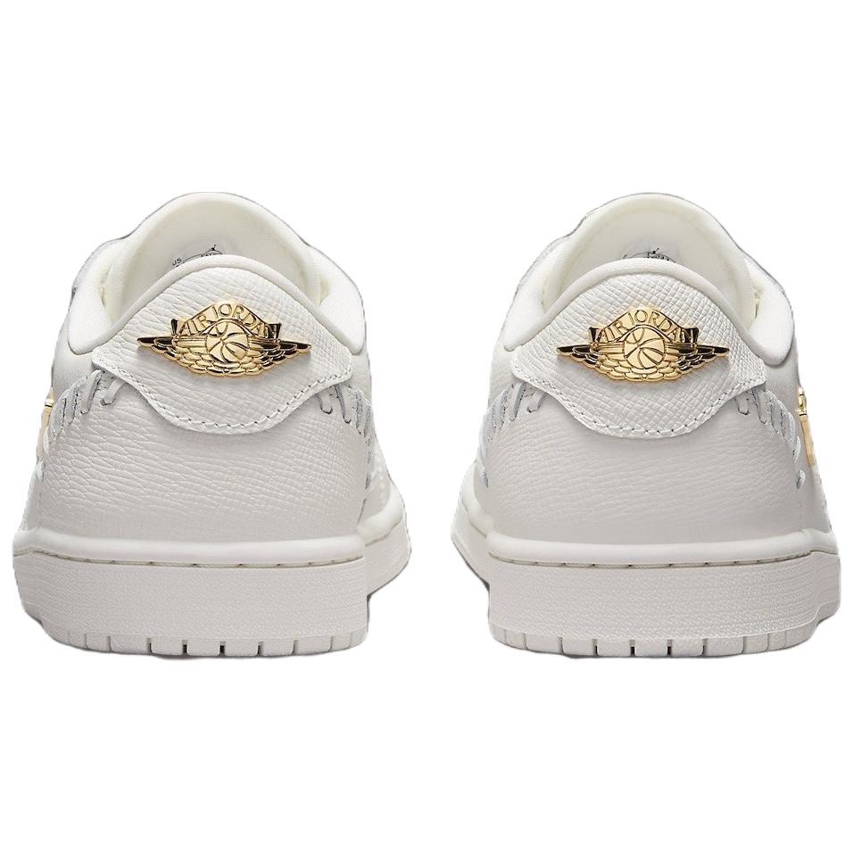 Wmns Jordan 1 Low Method of Make ‚Sail Metallic Gold‘