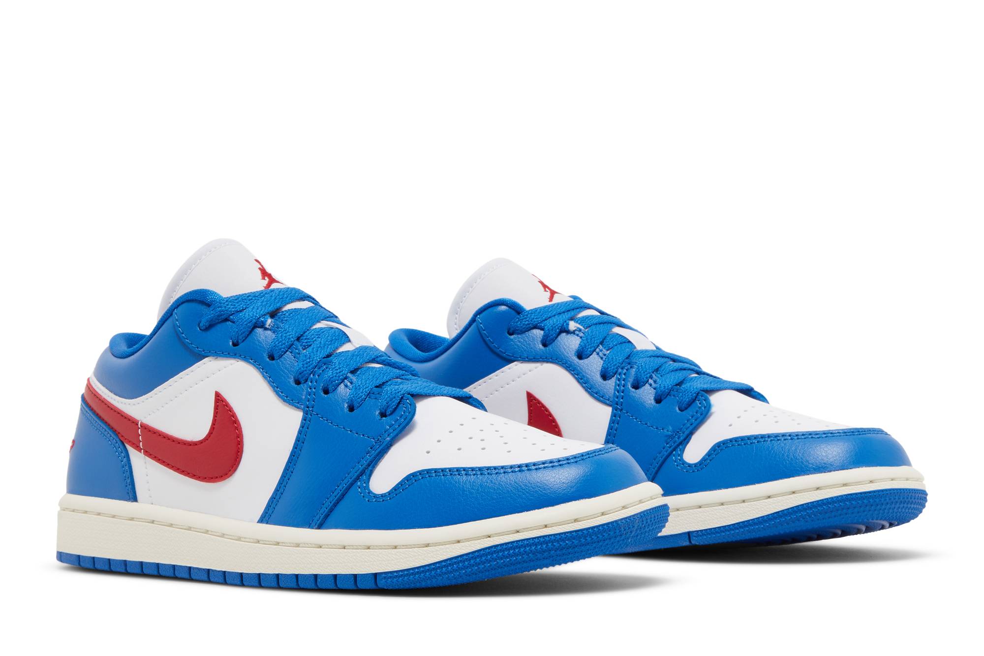 Wmns Jordan 1 Low ‚Sport Blue Gym Red‘