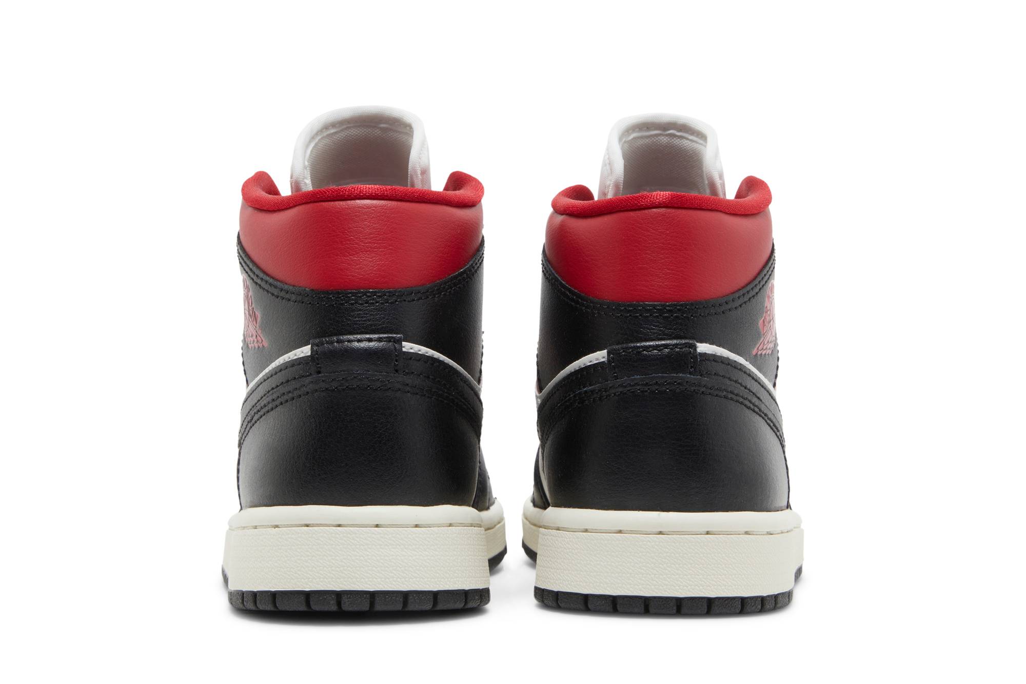 Wmns Jordan 1 Mid ‚Black Sail Gym Red‘
