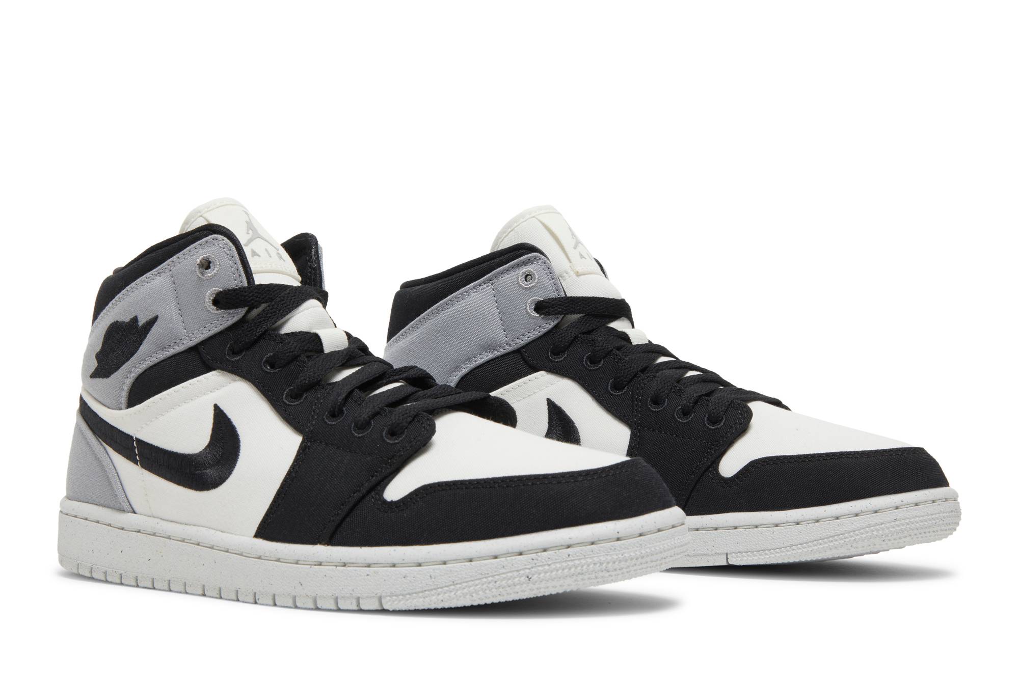 Wmns Jordan 1 Mid SE ‚Light Steel Grey Canvas‘