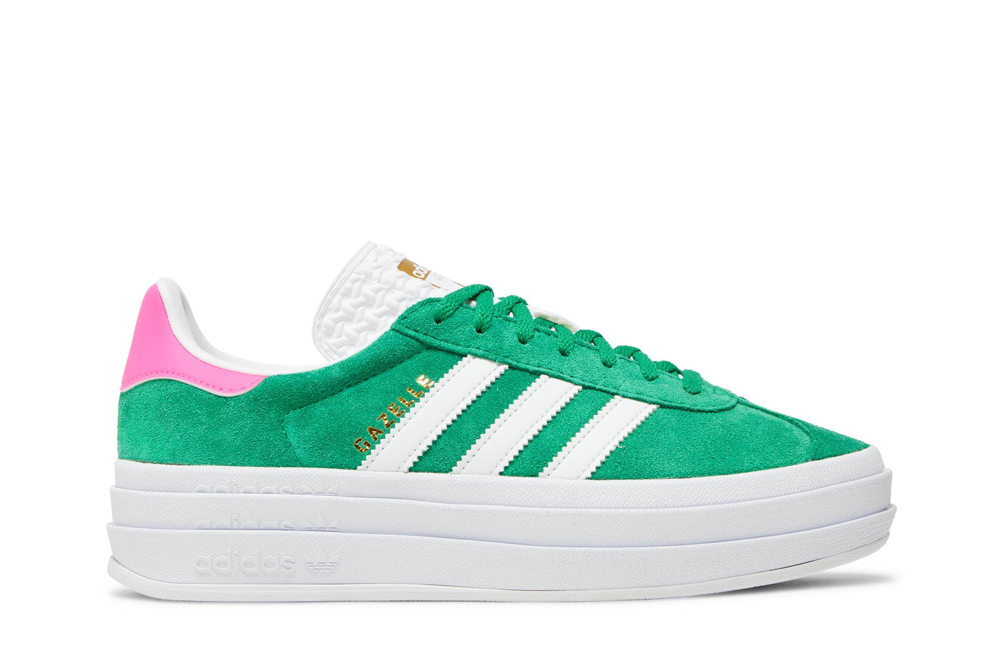 (Women) adidas Gazelle Bold ‚Green Lucid Pink‘