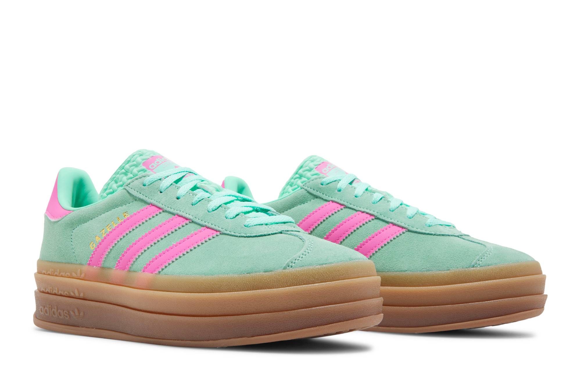 (Women) adidas Gazelle Bold ‚Pulse Mint Screaming Pink‘