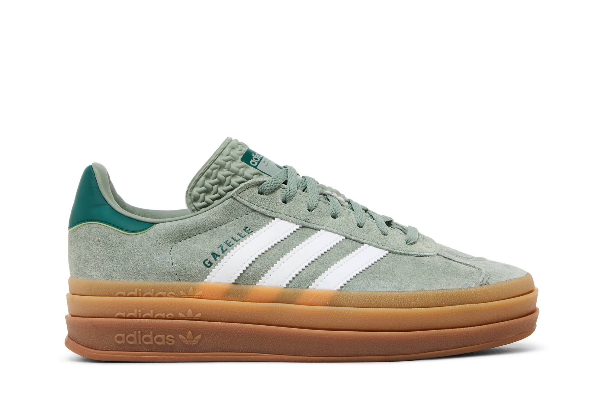 (Women) adidas Gazelle Bold ‚Silver Green Gum‘